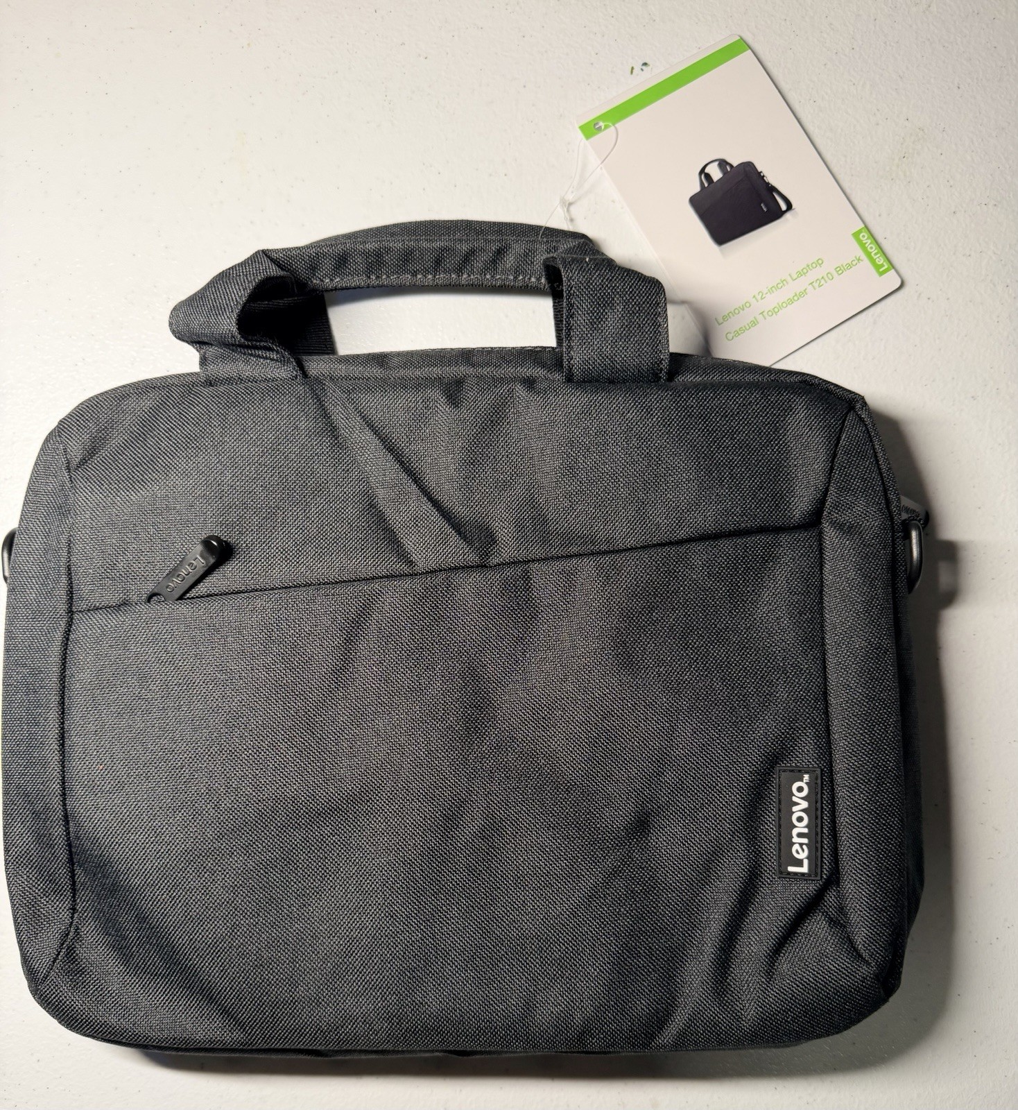 Lenovo Laptop Bag T210, Messenger 12 inch Laptop, Top load, Black, No Strap Inc.