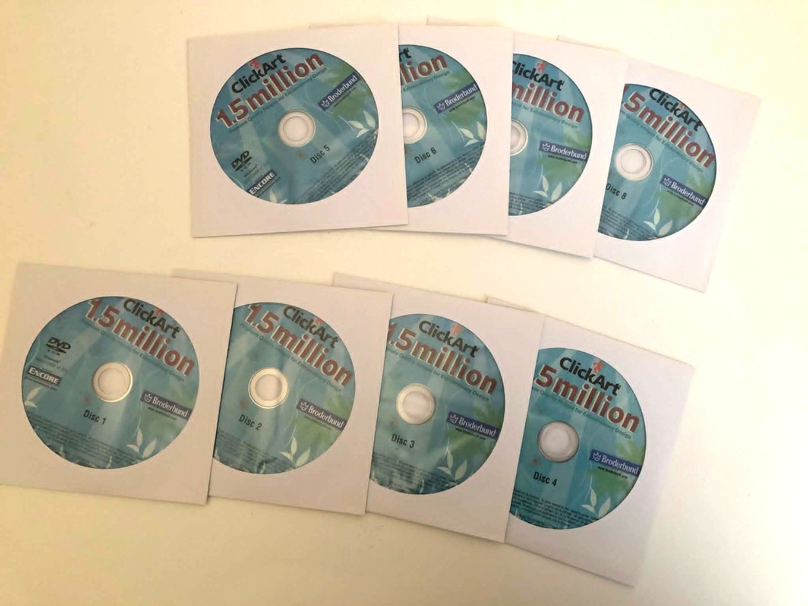 ClickArt 1.5 million Premium Quality Images - 8 CD Library