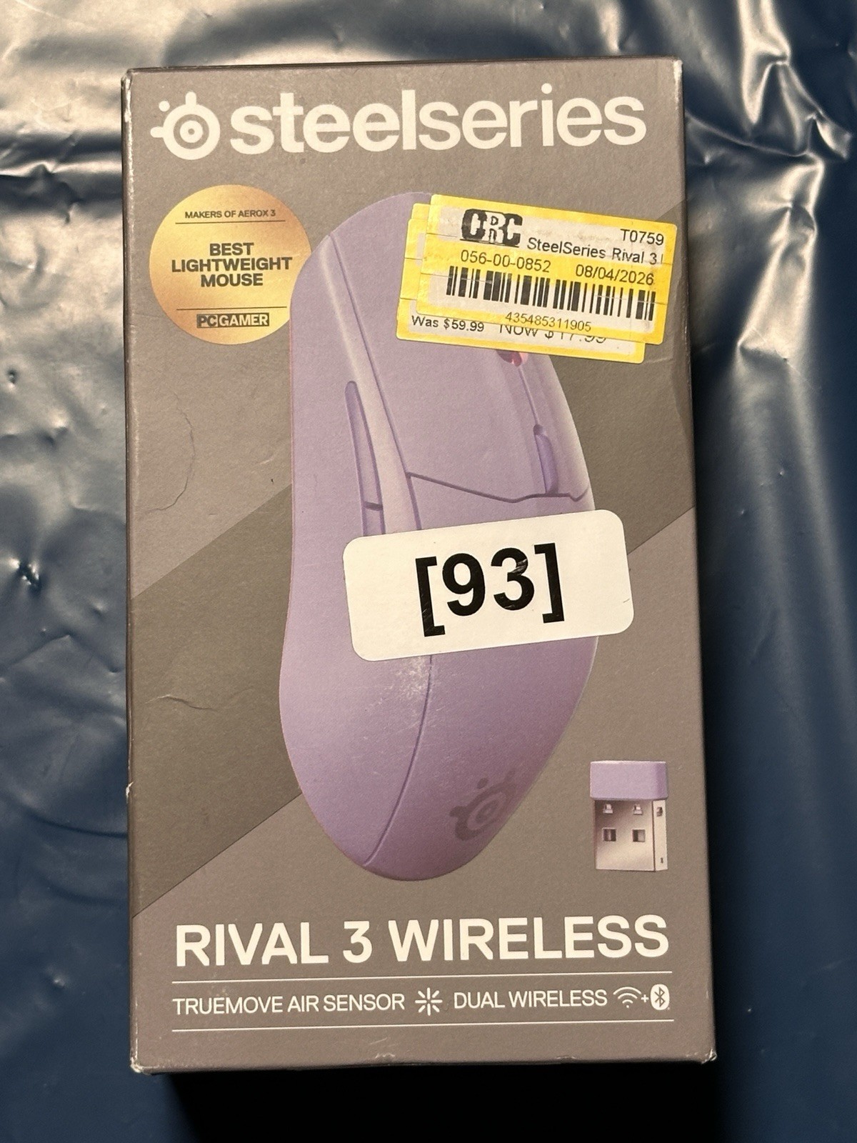 SteelSeries Rival 3 Wireless Gen 2 Gaming Mouse — 2.4GHz and Bluetooth  Levender