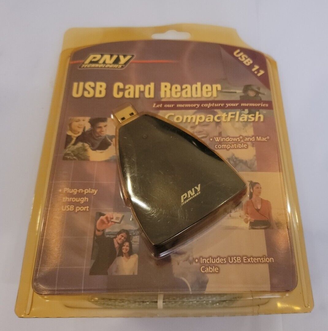 PNY Technologies USB 1.1 Card Reader Compact Flash Widows or Mac