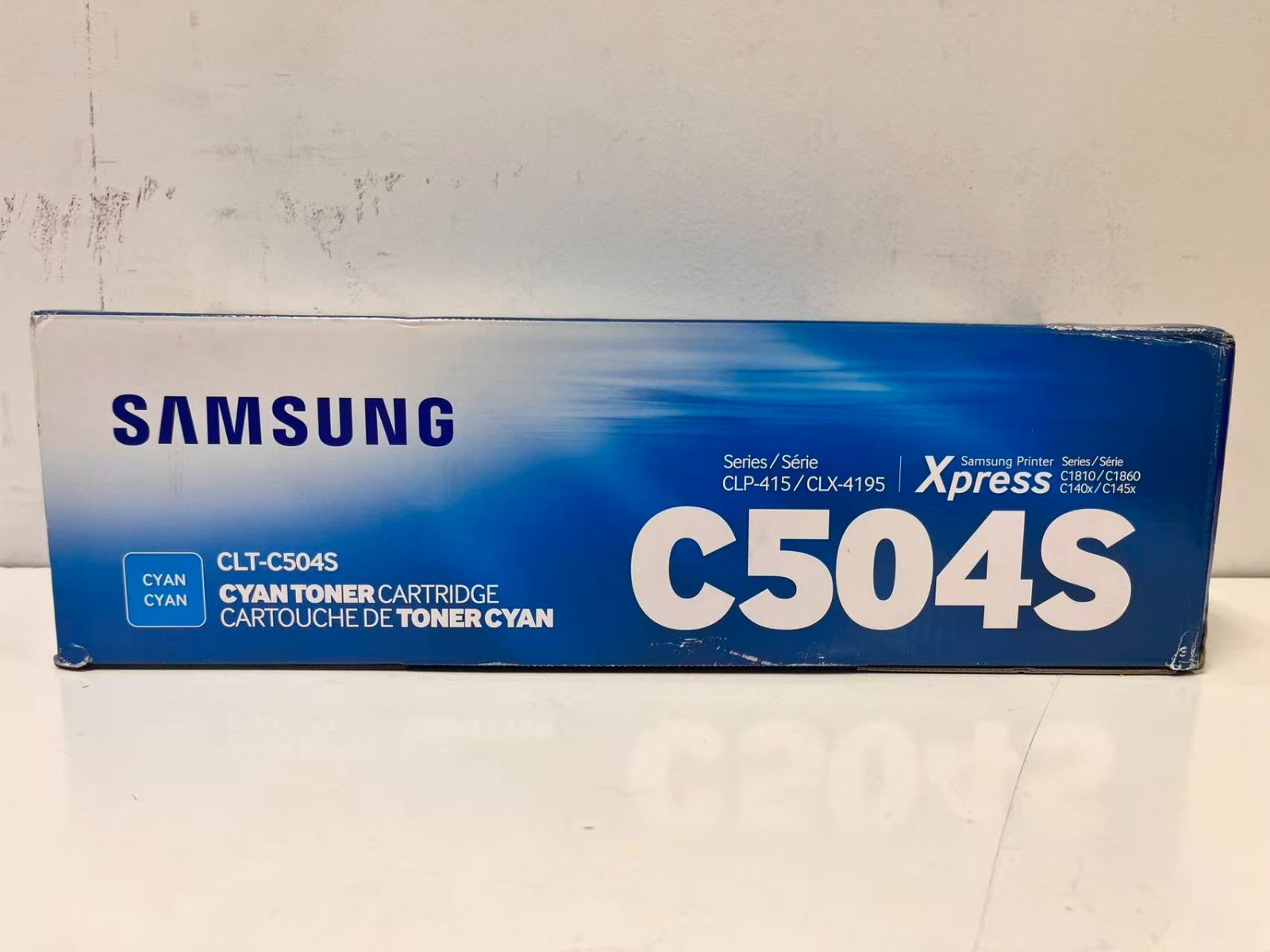 Original OEM sealed Samsung CLT-504S Toner Cartridge-cyan