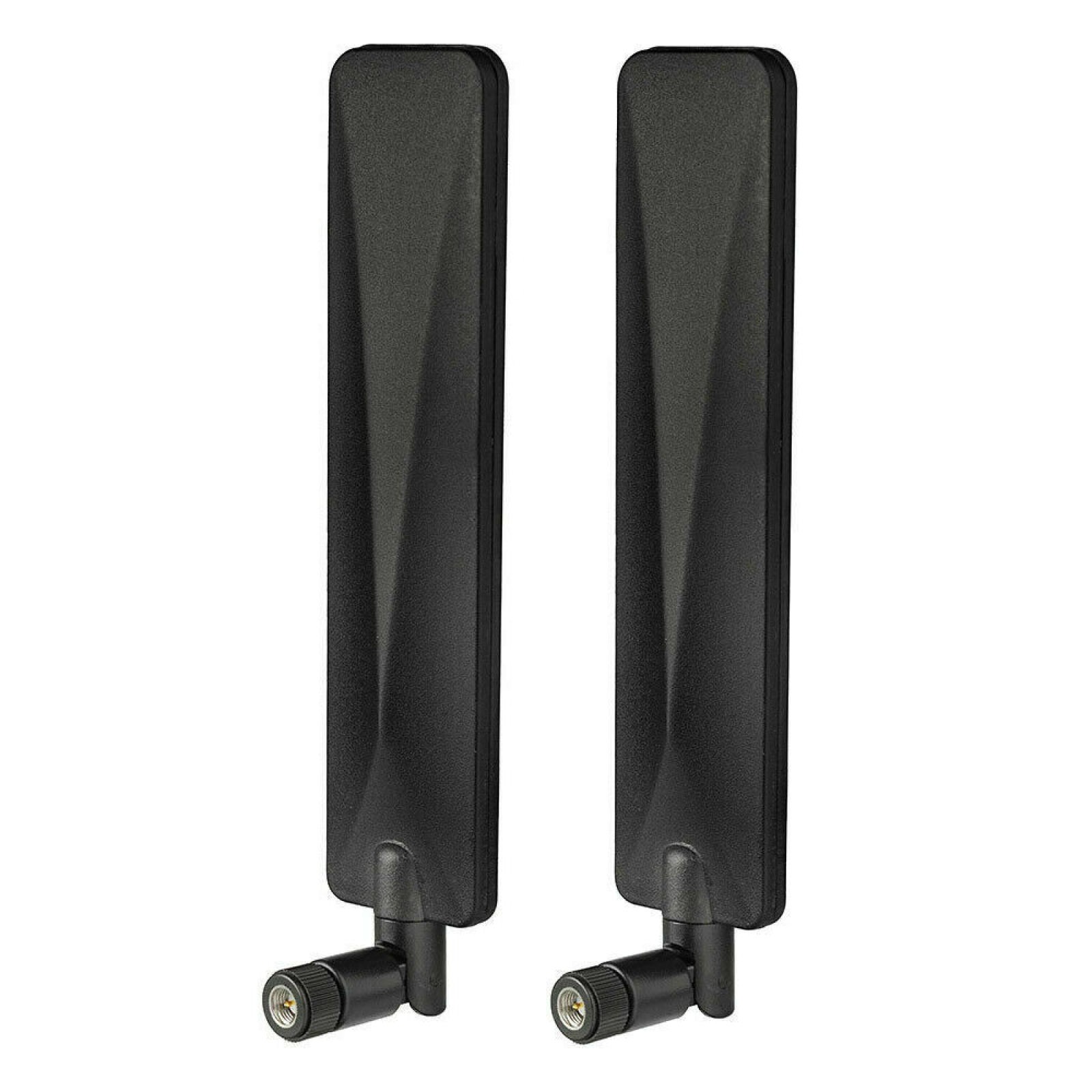2pcs 4G LTE 12dBi External SMA Male Antenna for Wireless Router Cellular