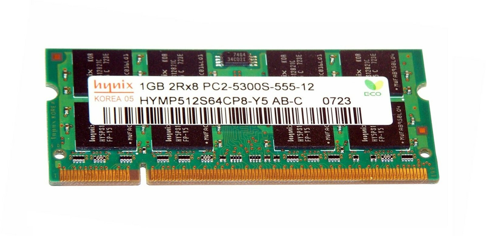 Hynix 1GB HYMP512S64CP8-Y5 PC2-5300 DDR2 SODIMM Ram Memory - Original OEM
