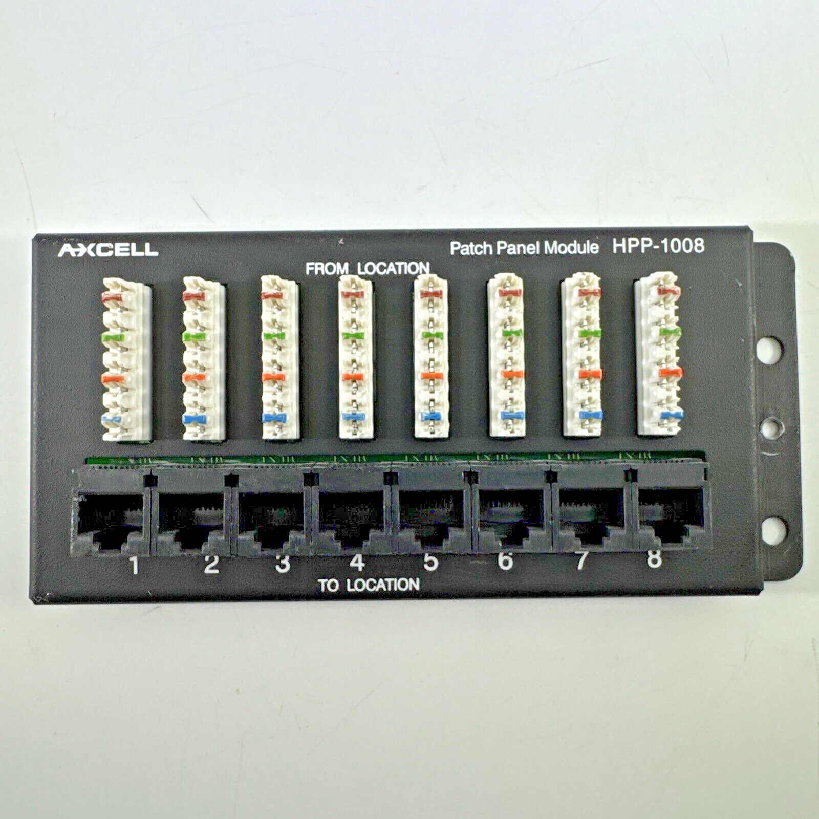 Axcell HPP-1008 8 Port Patch Panel Module