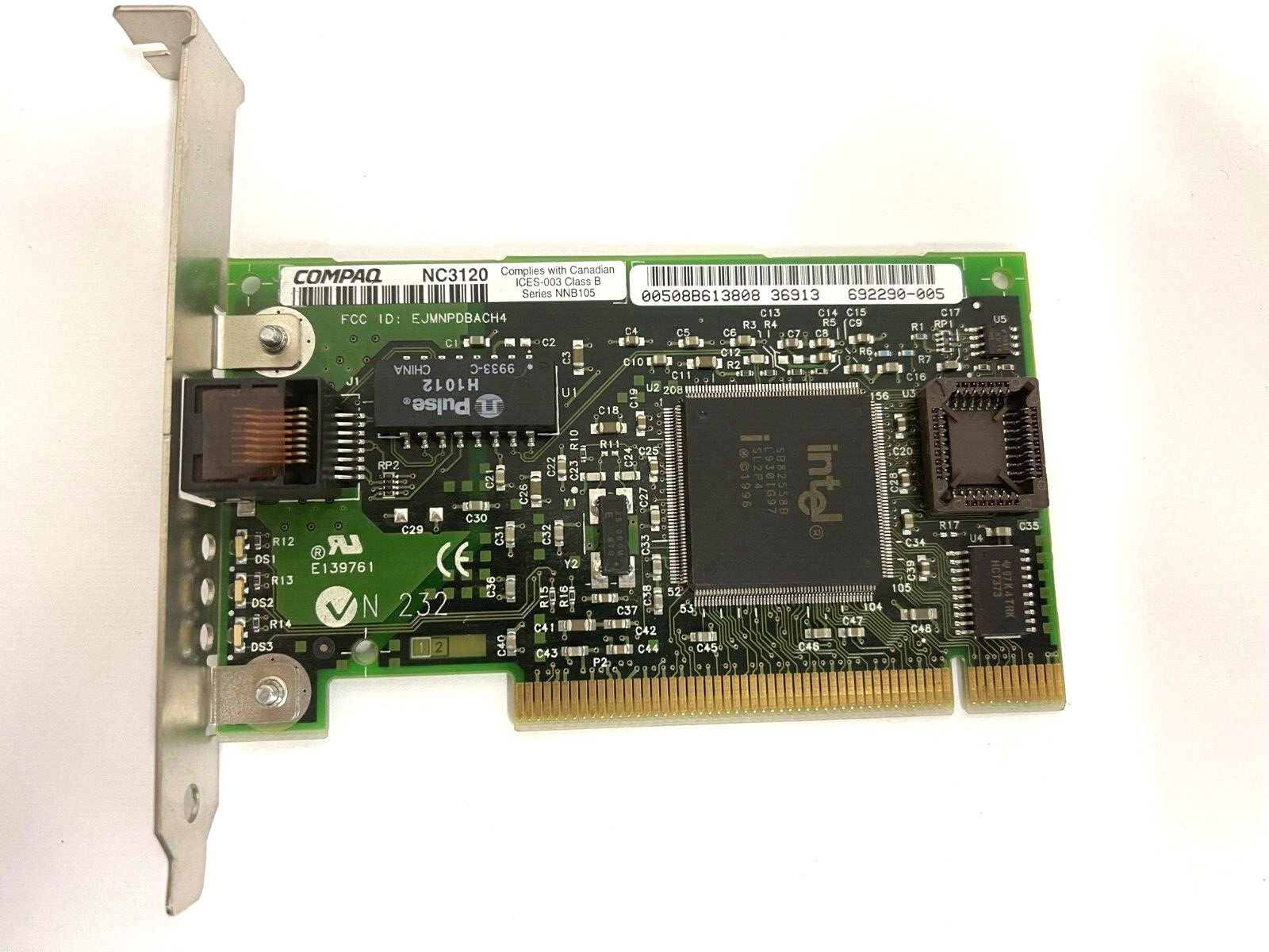* SALE * COMPAQ NC3120 INTEL SB82558B PCI ETHERNET RJ45 CARD LAN18