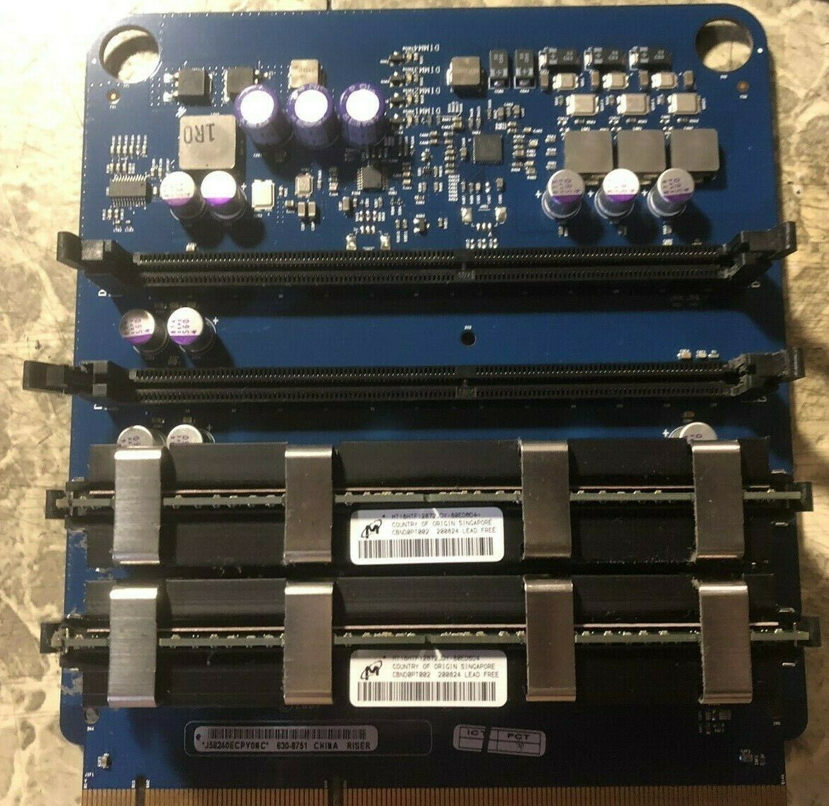 Genuine Apple Memory Riser Card for A1186 Mac Pro 31 2008 820-2178-B w/ Warranty