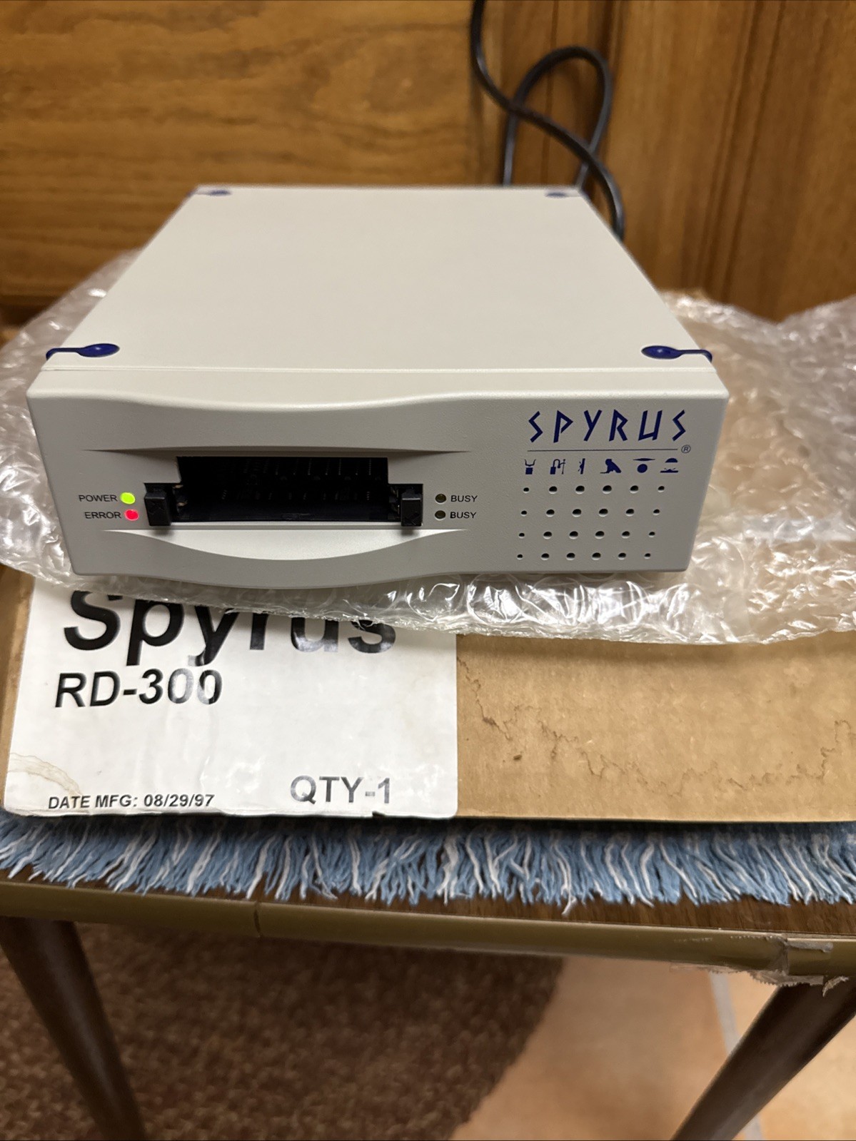 Vintage 1997 Spyrus RD300 SCSI CF Drive Card Reader