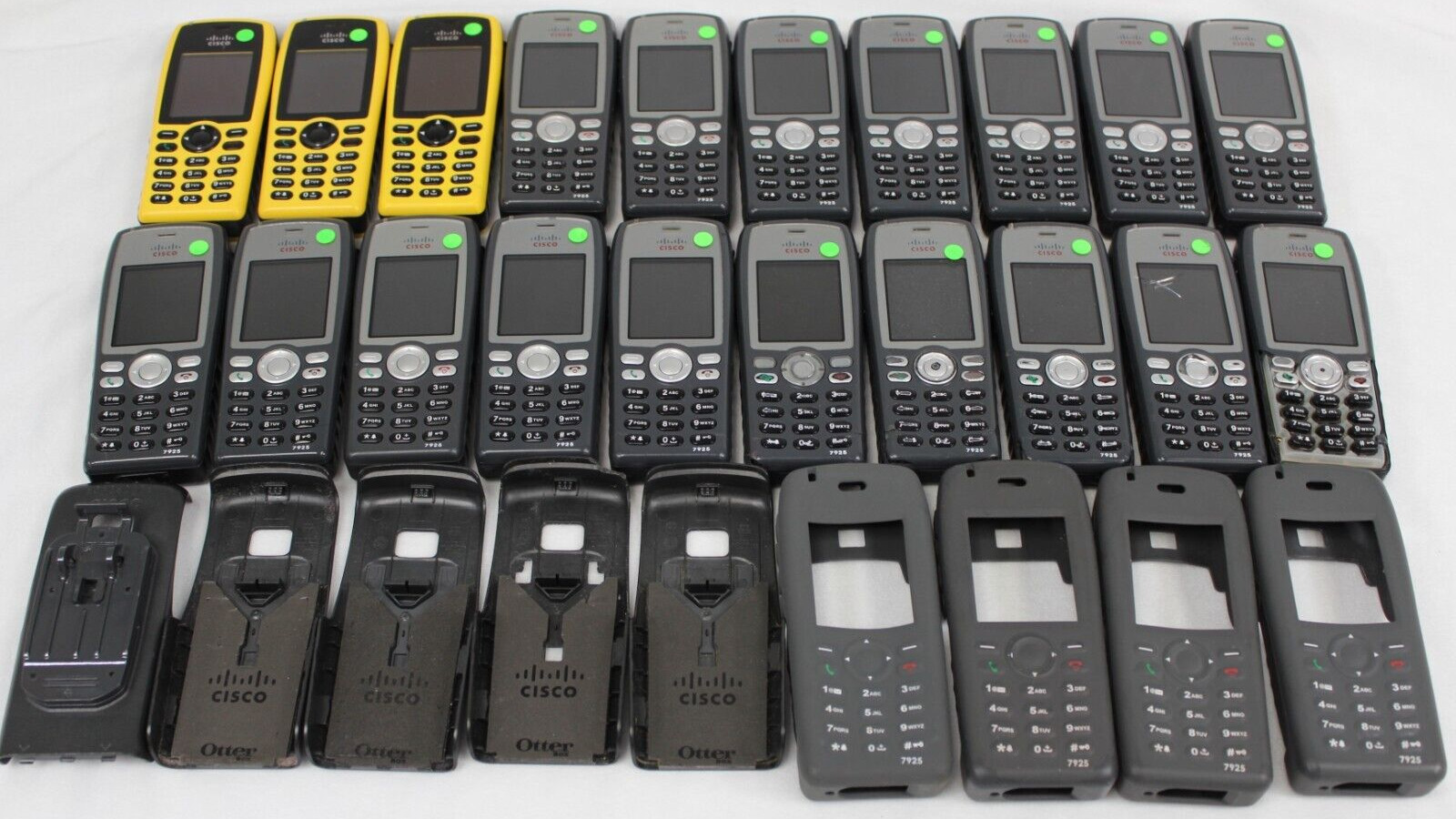 Lot of 46 Mixed Cisco 7925G IP Phones - Please See Description