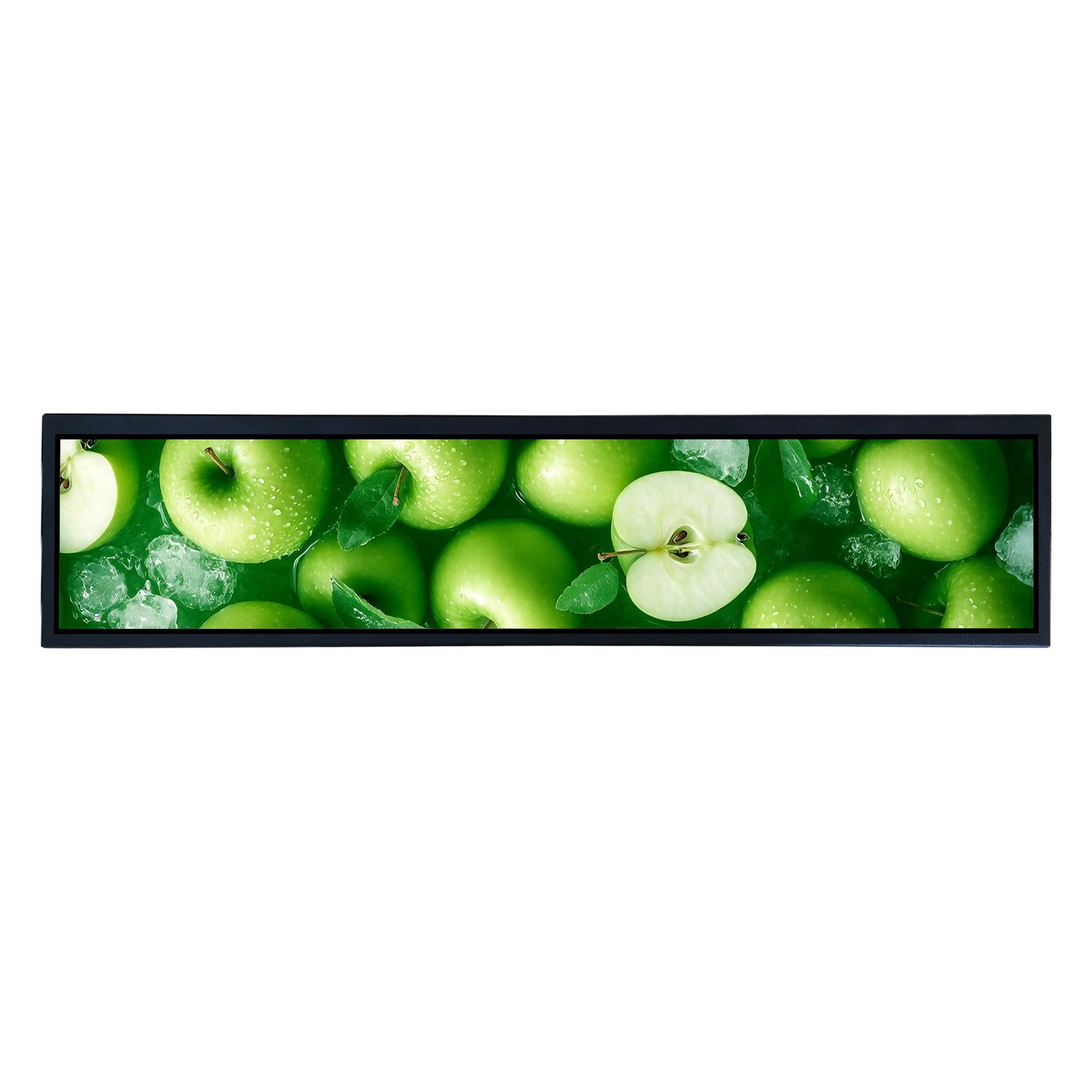 21.3" 24" 28" 1920x360 IPS LCD Monitor Auto Play Copy Video Partition Playback