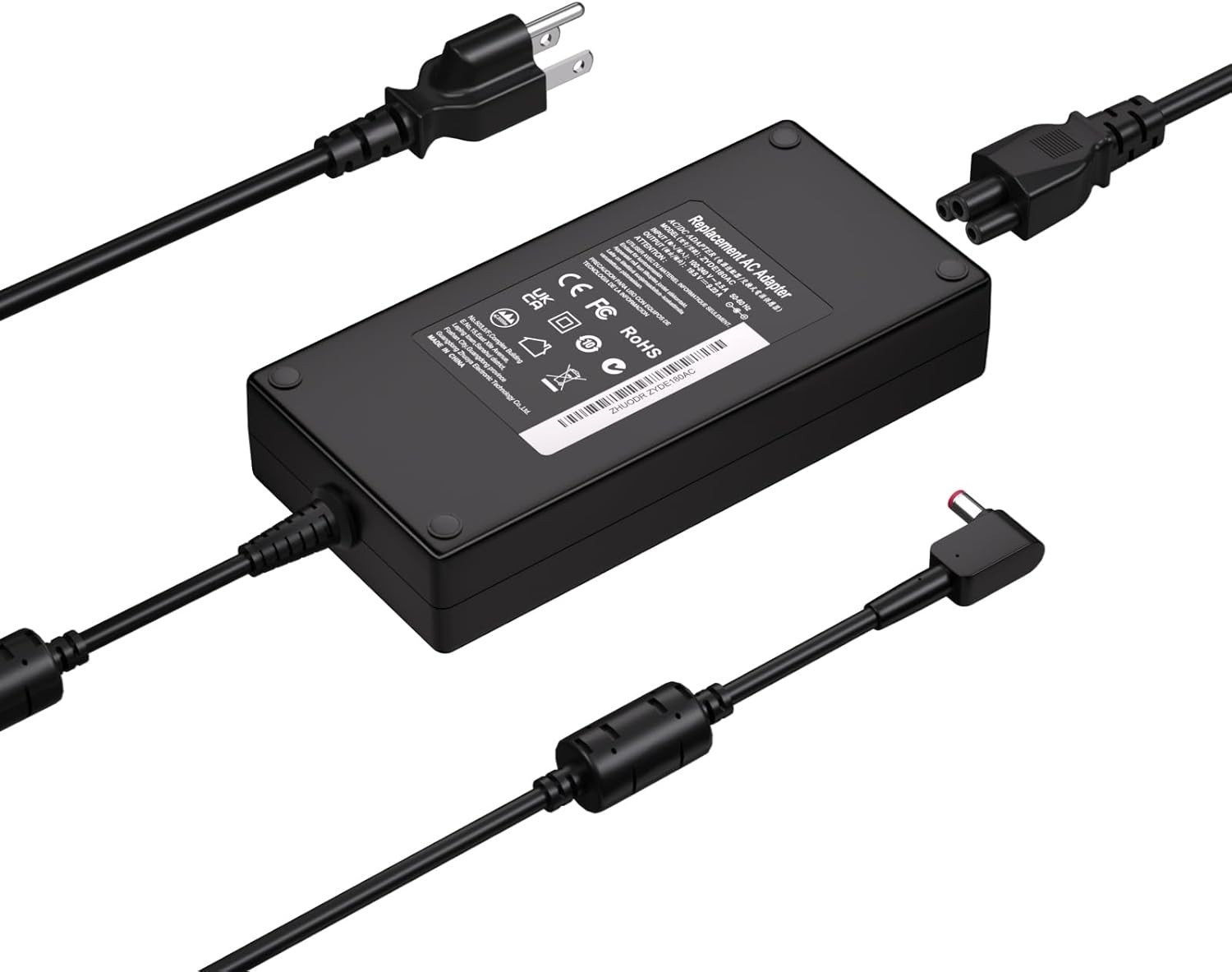 19.5V 9.23A 180W for Acer Laptop Charger Compatible with Acer Nitro T55-12