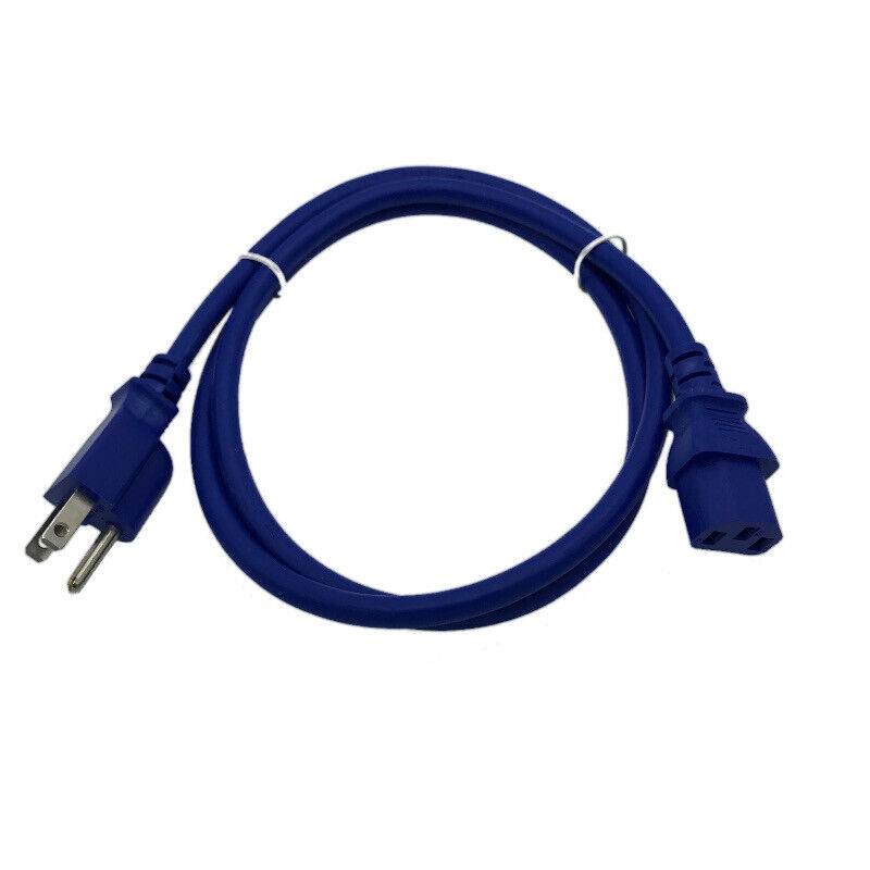 4\' Blue Power Cord for DELL POWERVAULT 3000 750N 770N MD1000 Replacement Cable