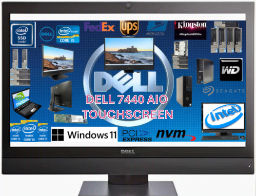 Dell OptiPlex 7440 AIO i5-6500 TOUCH 16GB 256GB SSD Win 11 Pro Great Cond(B)