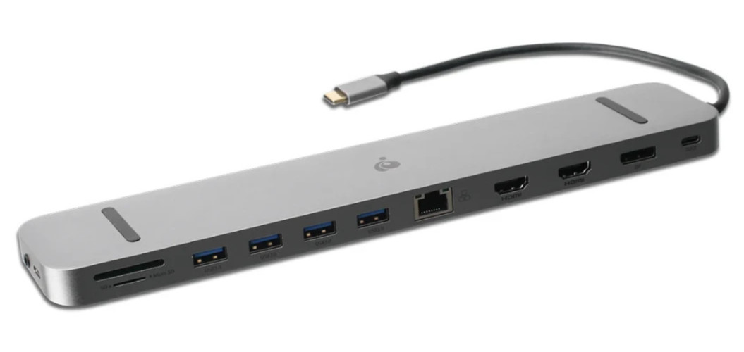 IOGEAR Dock Pro USB-C Triple HD Dock 4K Power Pass-Through