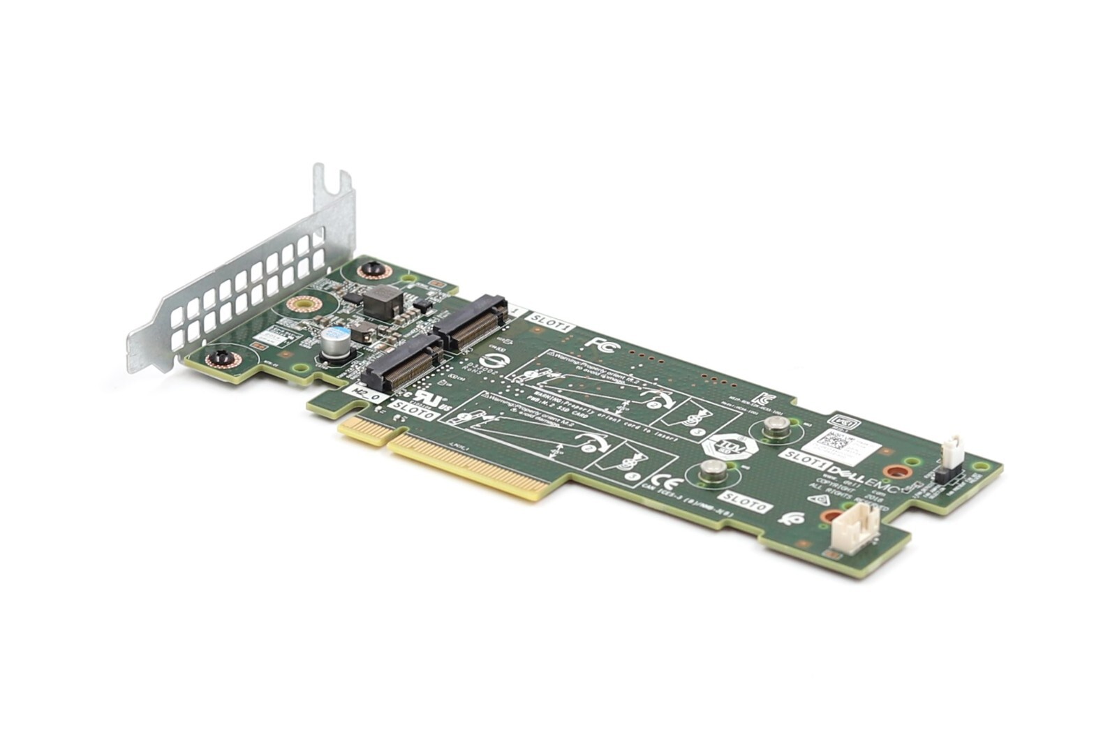 Dell PowerEdge M.2 X2 PCIe x8 SSD Storage Adapter Card Dell P/N: 061F54 Tested