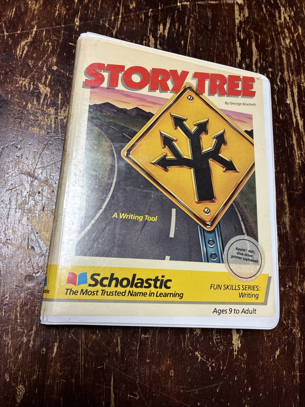 Story Tree Apple 48k Fun Skills Series Writing Video 5.25 Disks - Complete