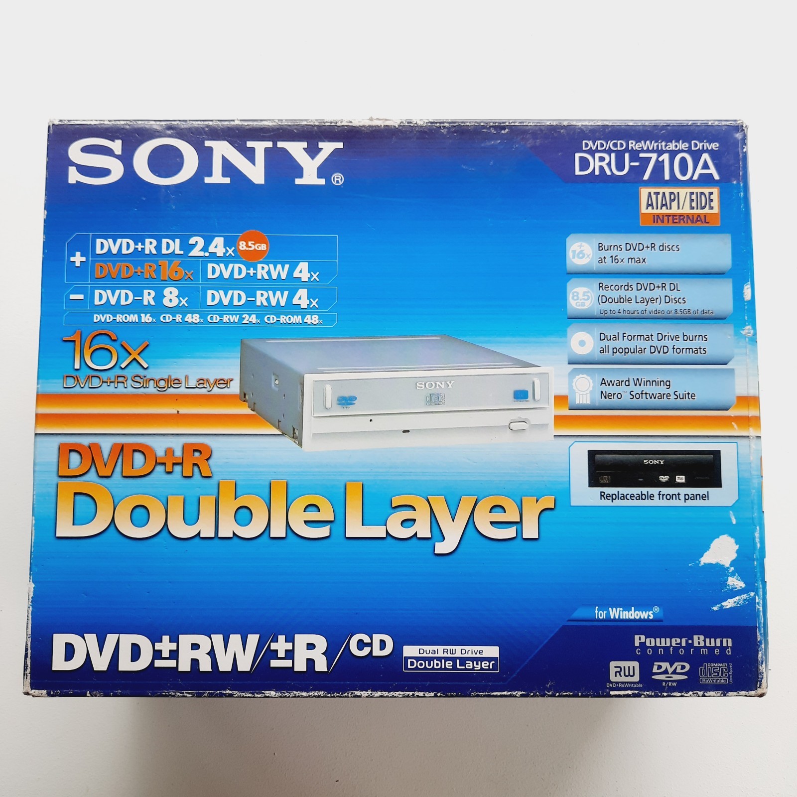 Sony DRU-710A DVD+R / CD ReWritable Drive 16X Double Layer NEW Never Used