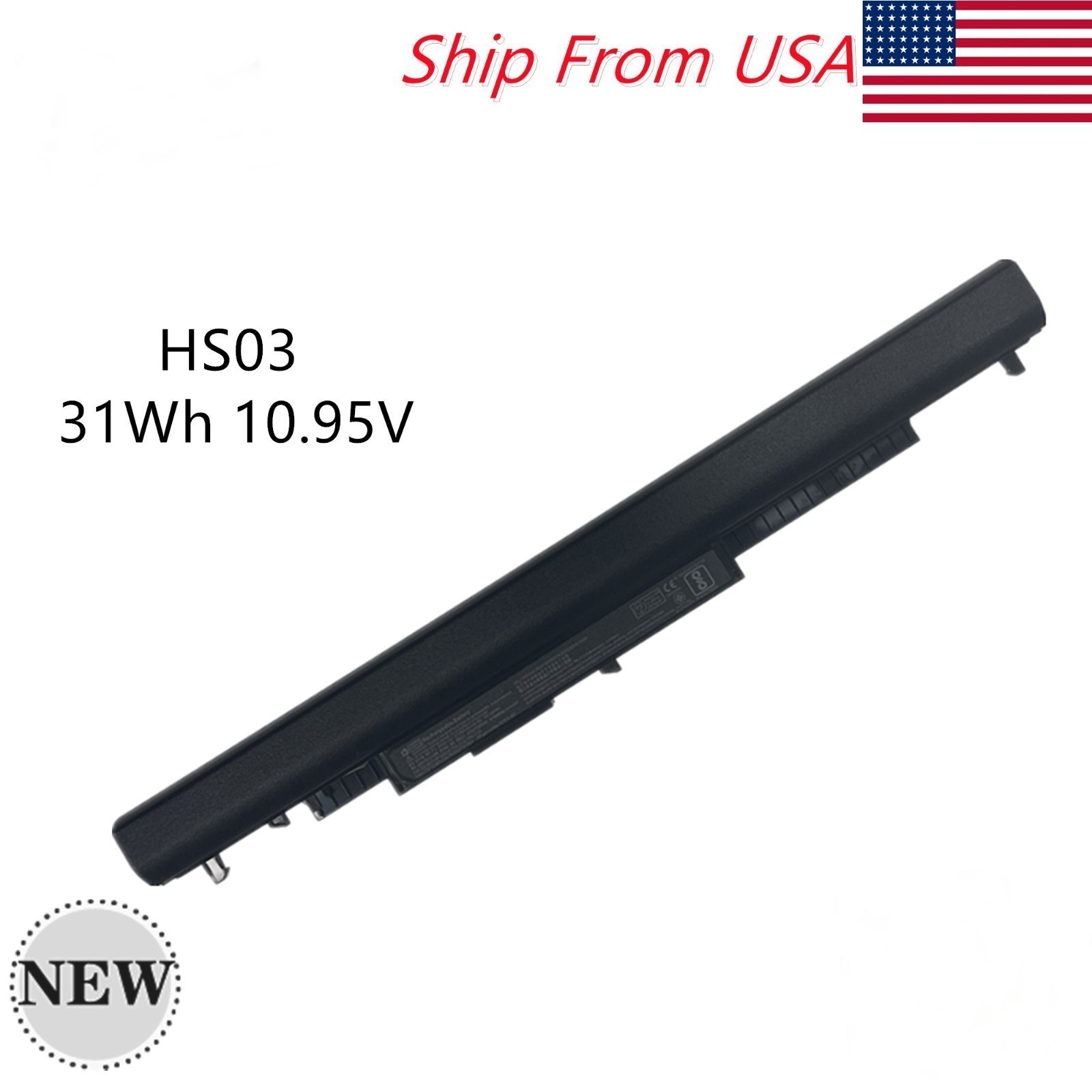 Genuine OEM 31WH HS04 HS03 Battery For HP 240 245 246 250 255 G4 Notebook 14 15