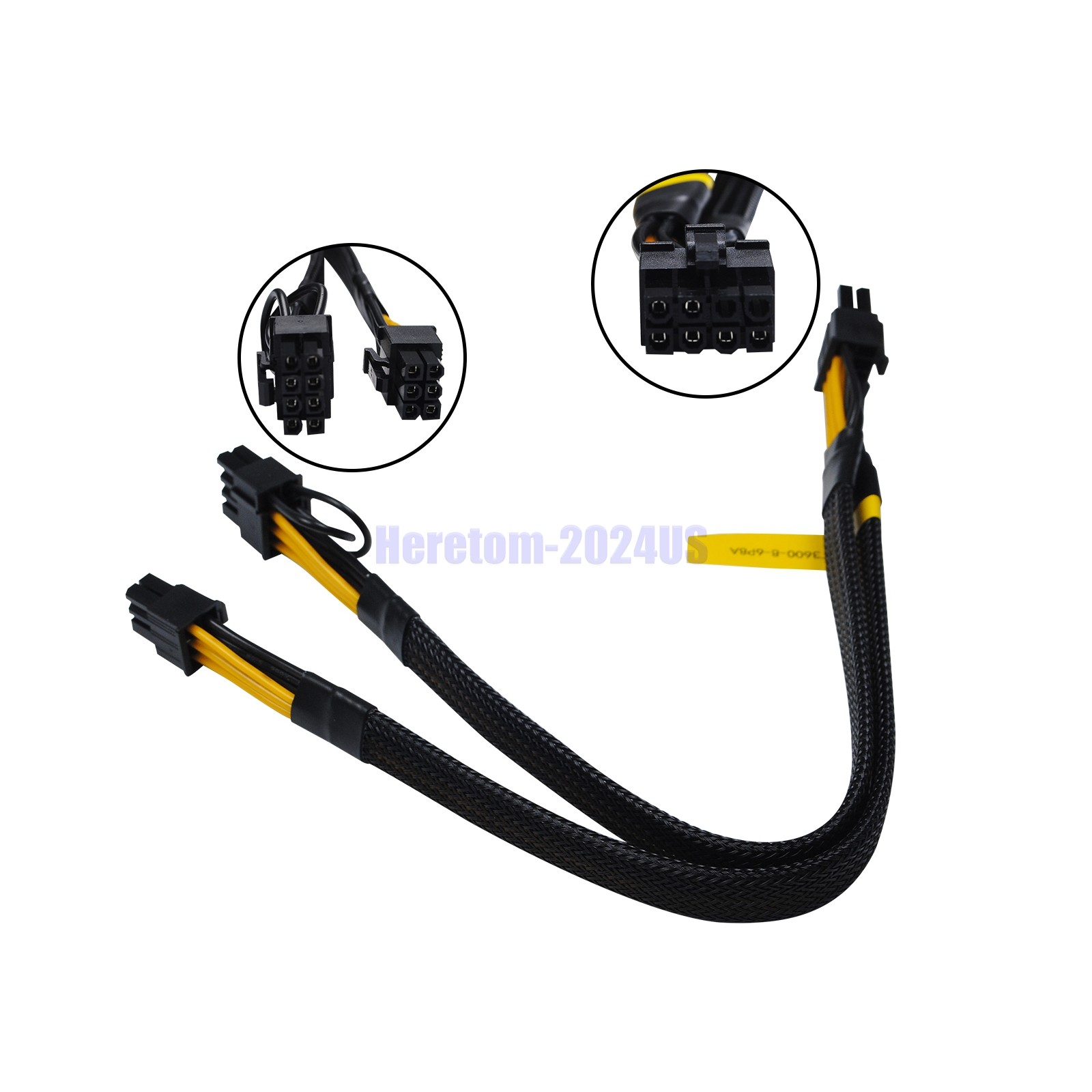 8 Pin to 6+8 Pin PCI Express GPU Graphics Card Power Cable For DELL T3600 T5820