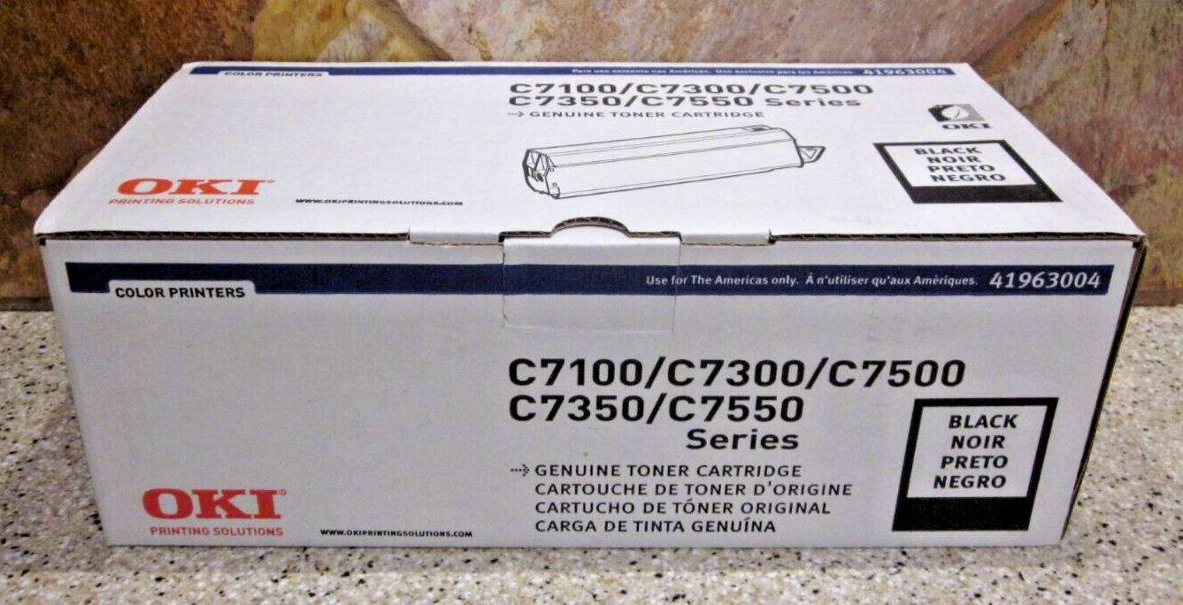 OKI 41963004  Black Toner Cartridge For C7100/C7300 Series