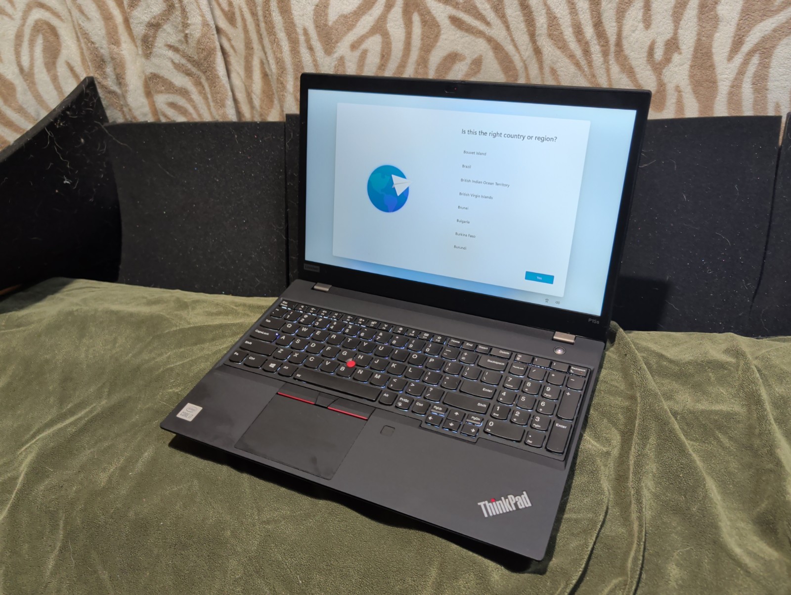 LENOVO THINKPAD P15S GEN1 15" TOUCH I7-10610U 16GB 512GB NVIDIA P520 WIN11P