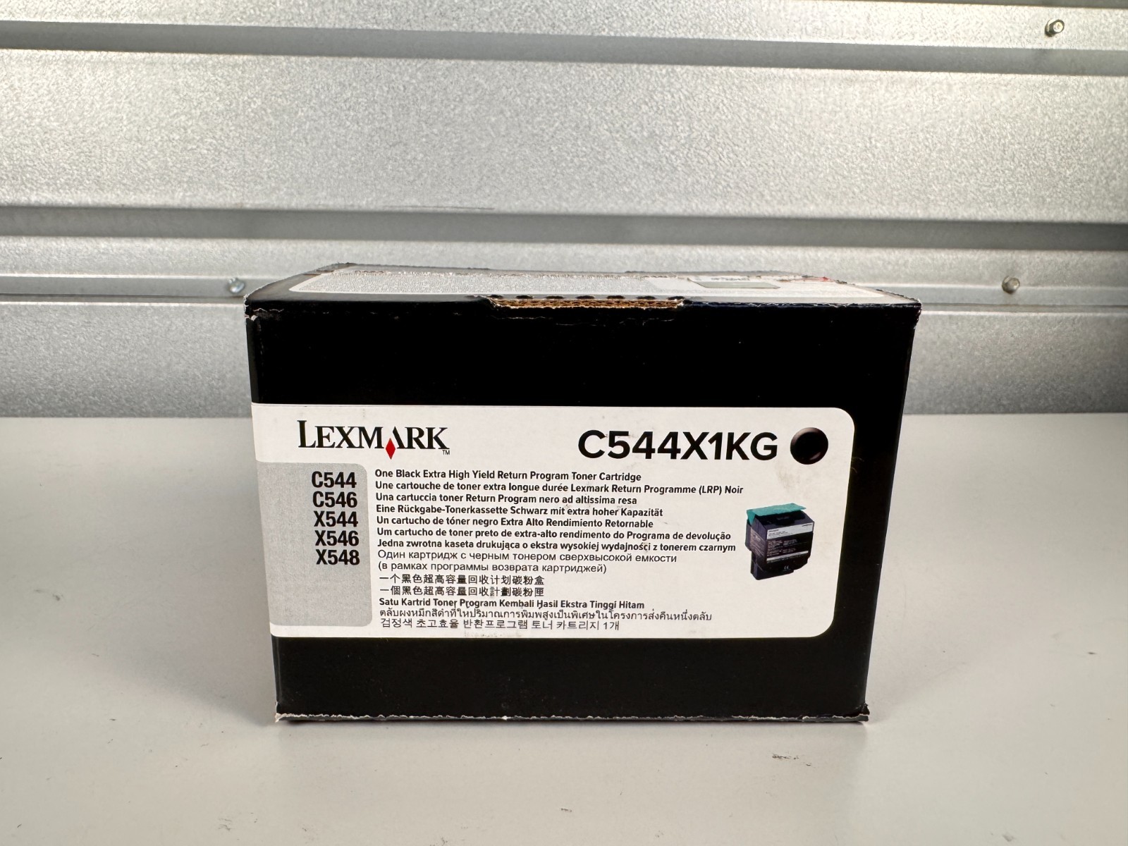 Lexmark C544X1KG OEM Black Toner Cartridge New Sealed
