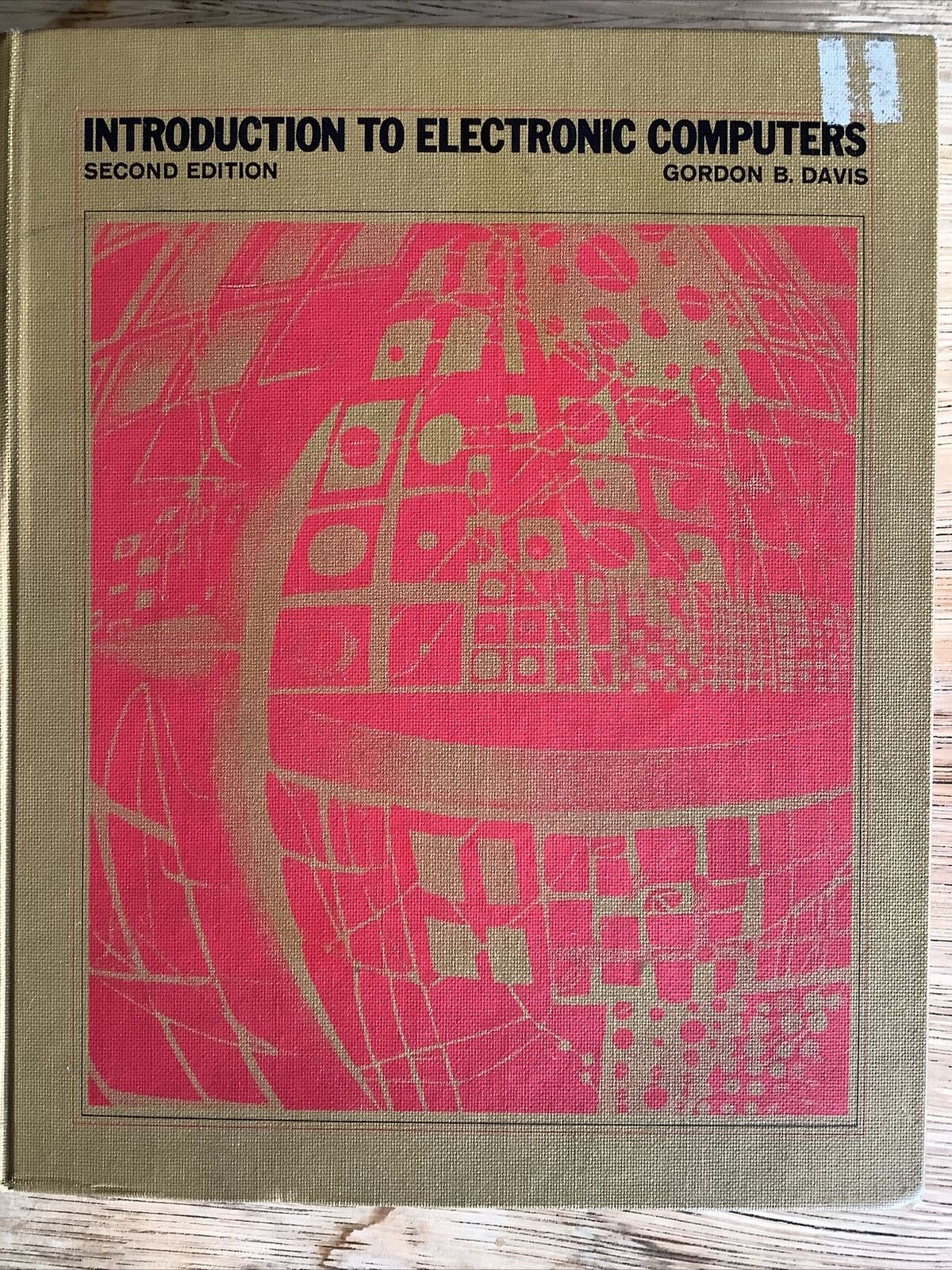 1971 “Introduction To Electronic Computers” Vintage Home Office Decor  