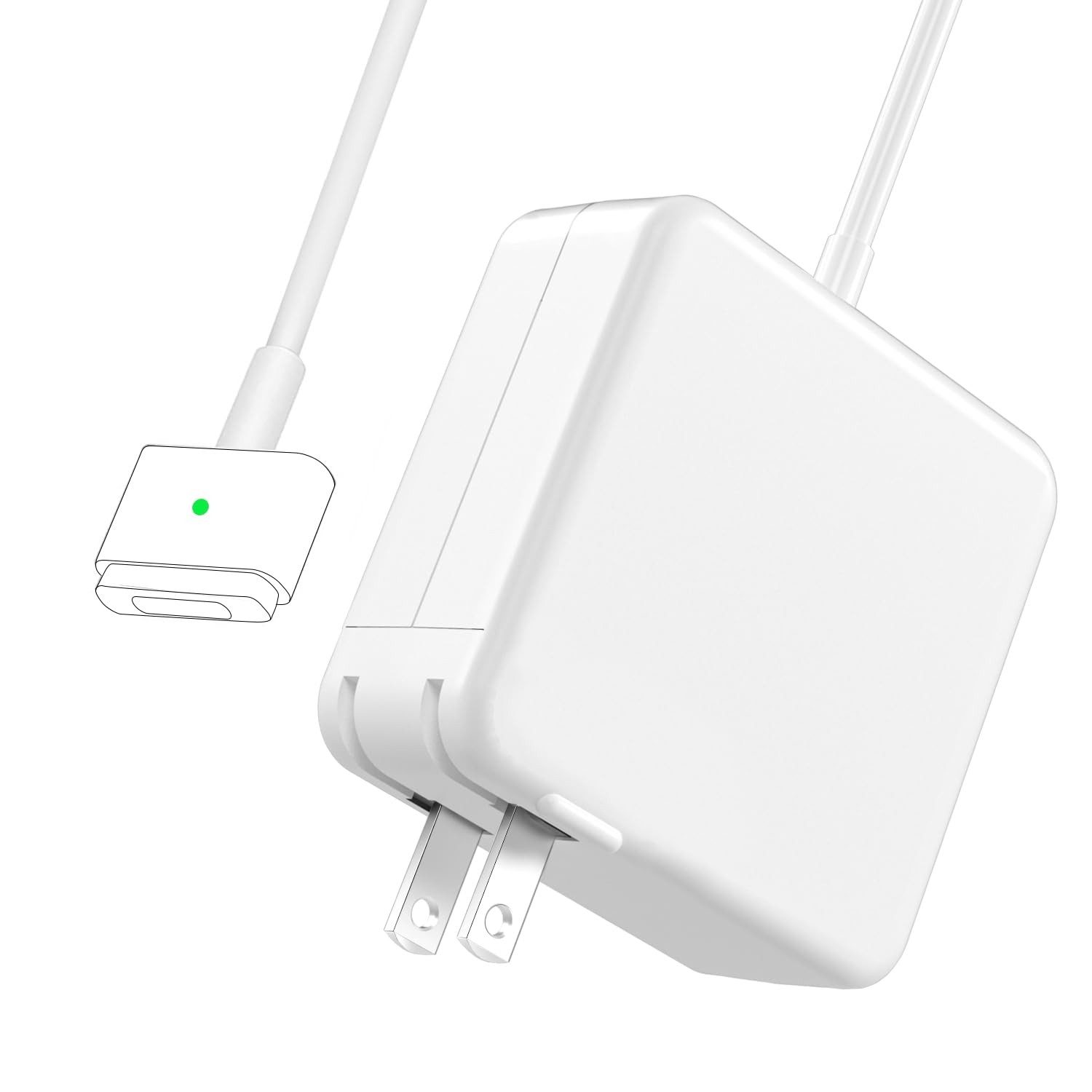Mac Book Air Charger 45W Magnetic T-Tip Power Adapter for 2012-2017 11 and 13...