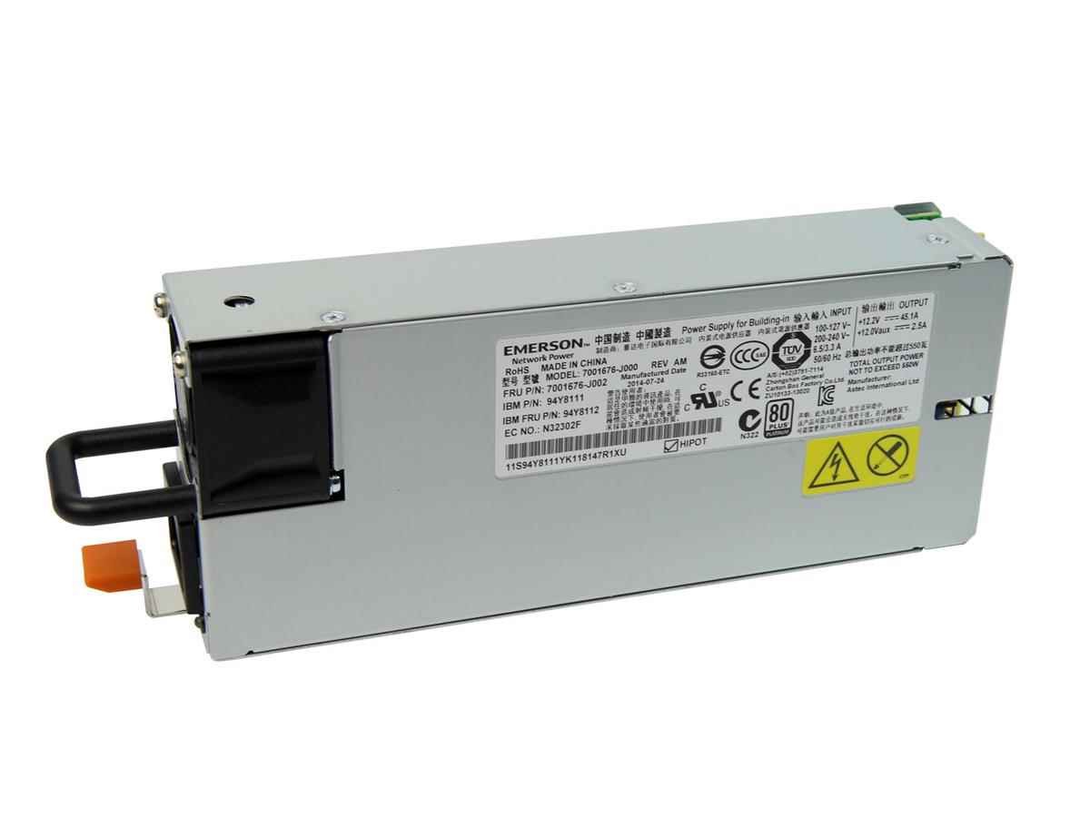 IBM Power Supply PSU System X3650 M4 7001676-J002 550W 94Y8112