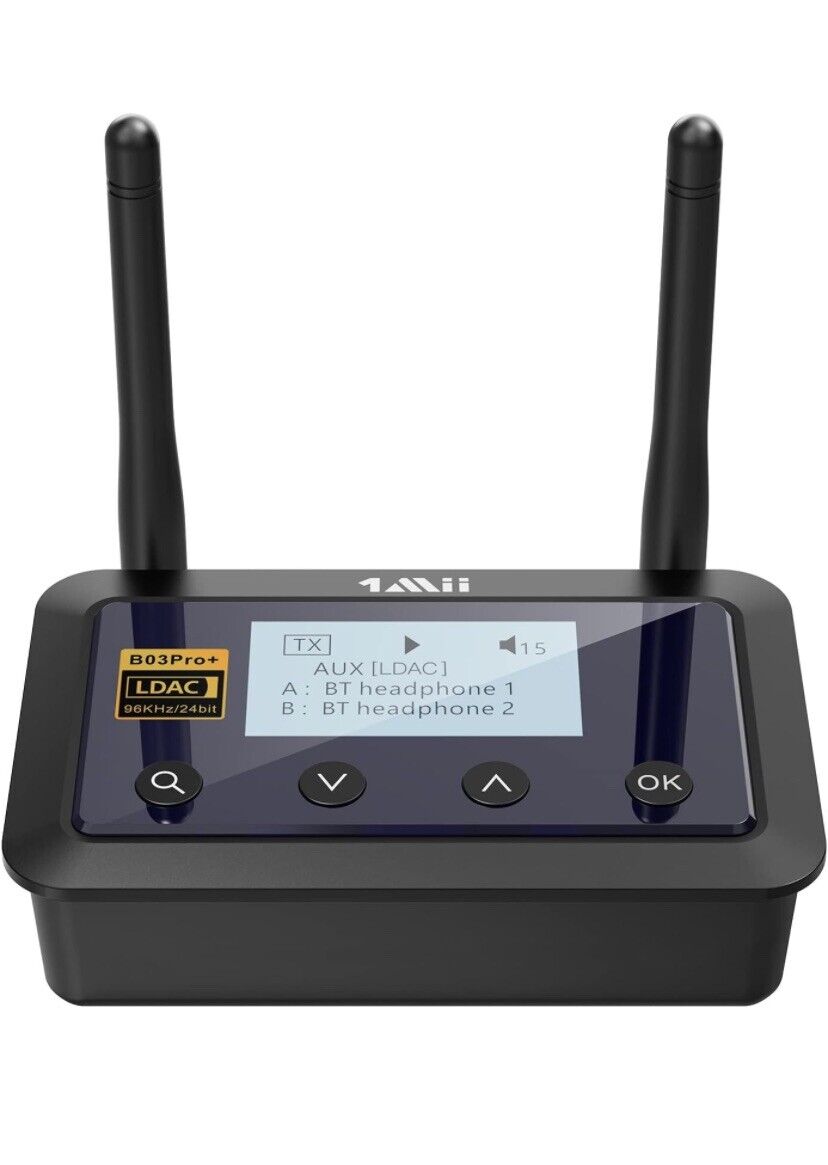 B03Pro+ Bluetooth 5.0 Transmitter Receiver Certified LDAC for TV Home Long