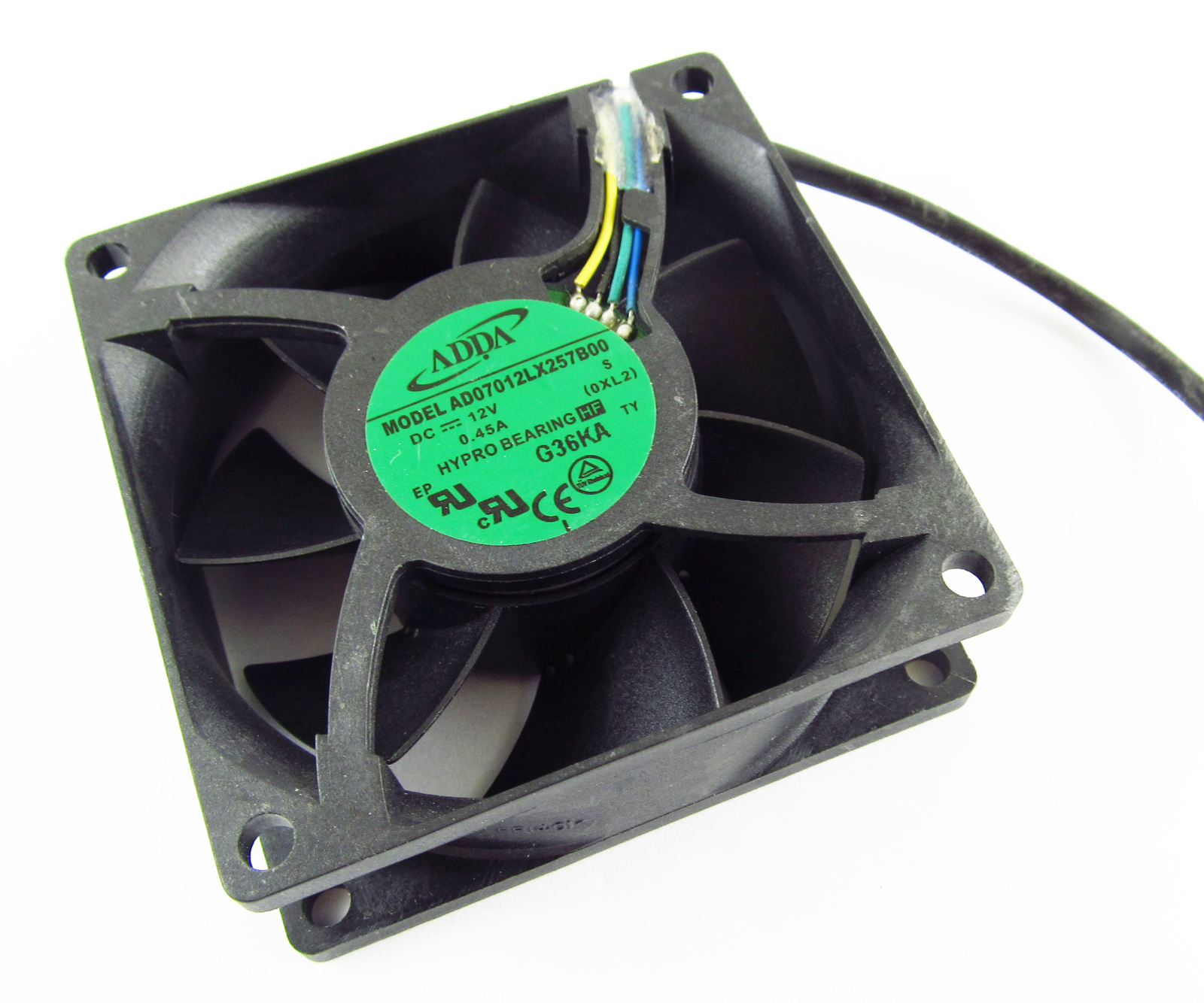 10pcs ADDA DC Cooling fans AD07012LX257B00 70x70x25mm 7025 12V 0.45A 4pin/wire