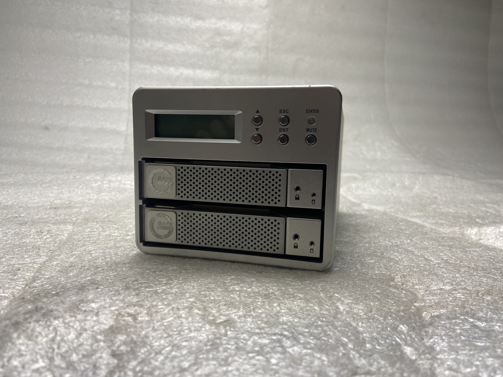 G-Technology G-SAFE RAID 1 Storage System Dual Bay 1TB HDD POWER TESTED