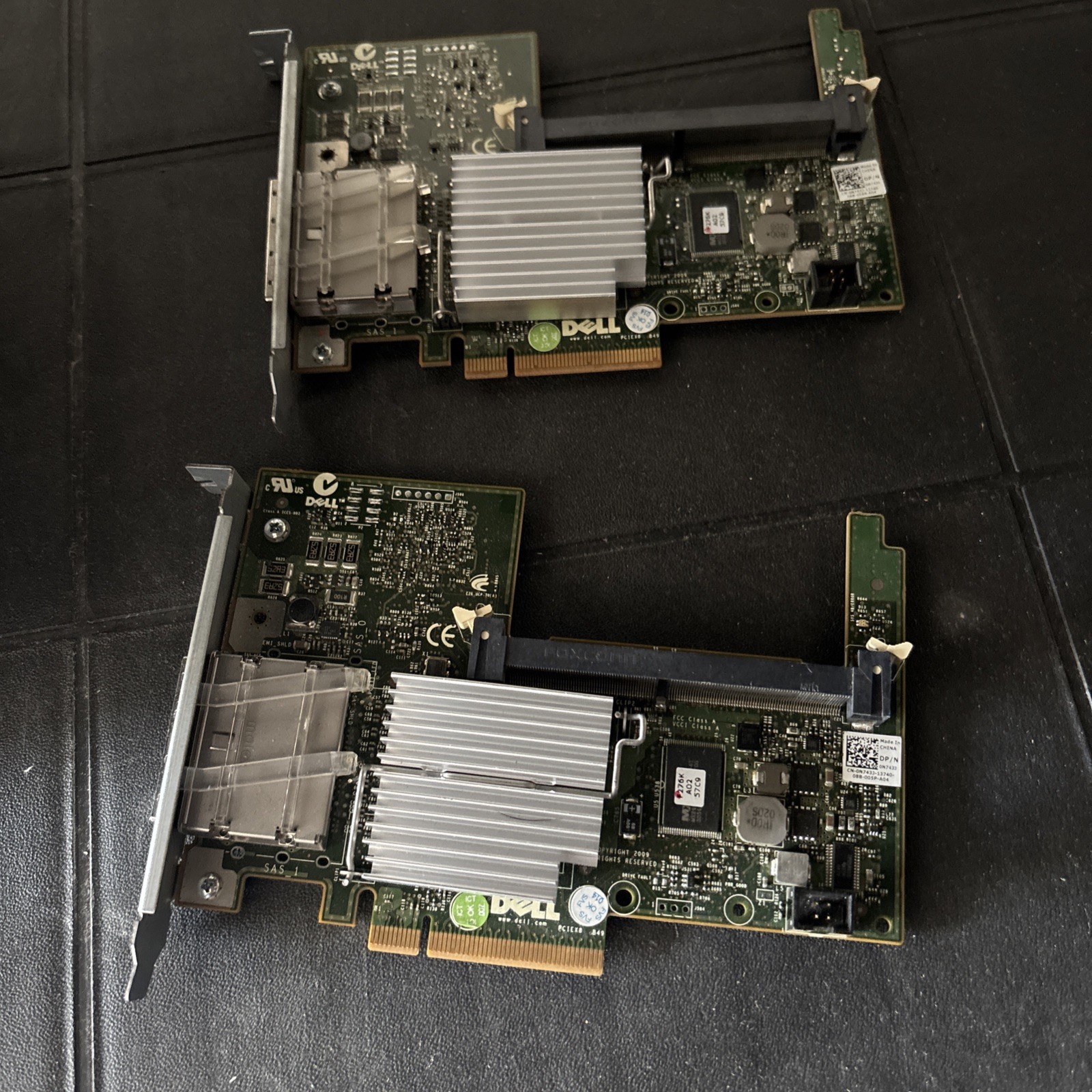 Lot Of 2 DELL PERC H800 DP/N 0N743J TESTED
