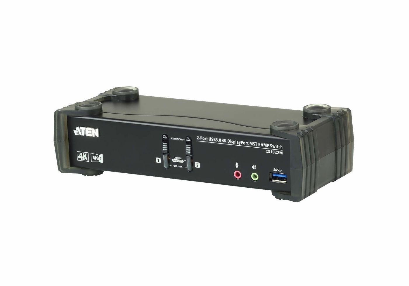 Aten CS1922M-AT-G 2-Port KVMP Switch MST 2-Port USB 3.0 4K DisplayPort ~E~