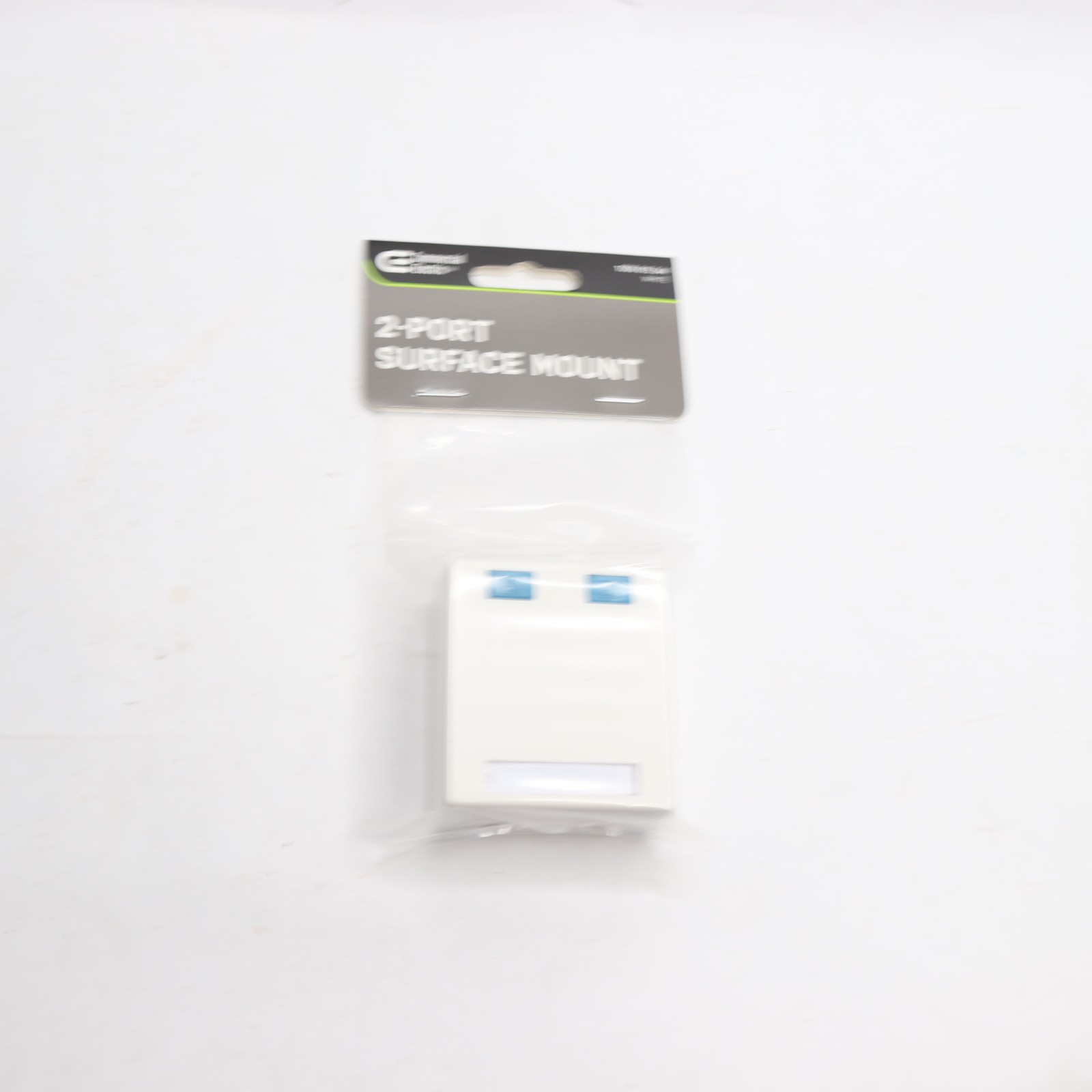 (3-Pk) Commercial Electric Category 5e & Category 6 Surface Mounting Box 2-Port