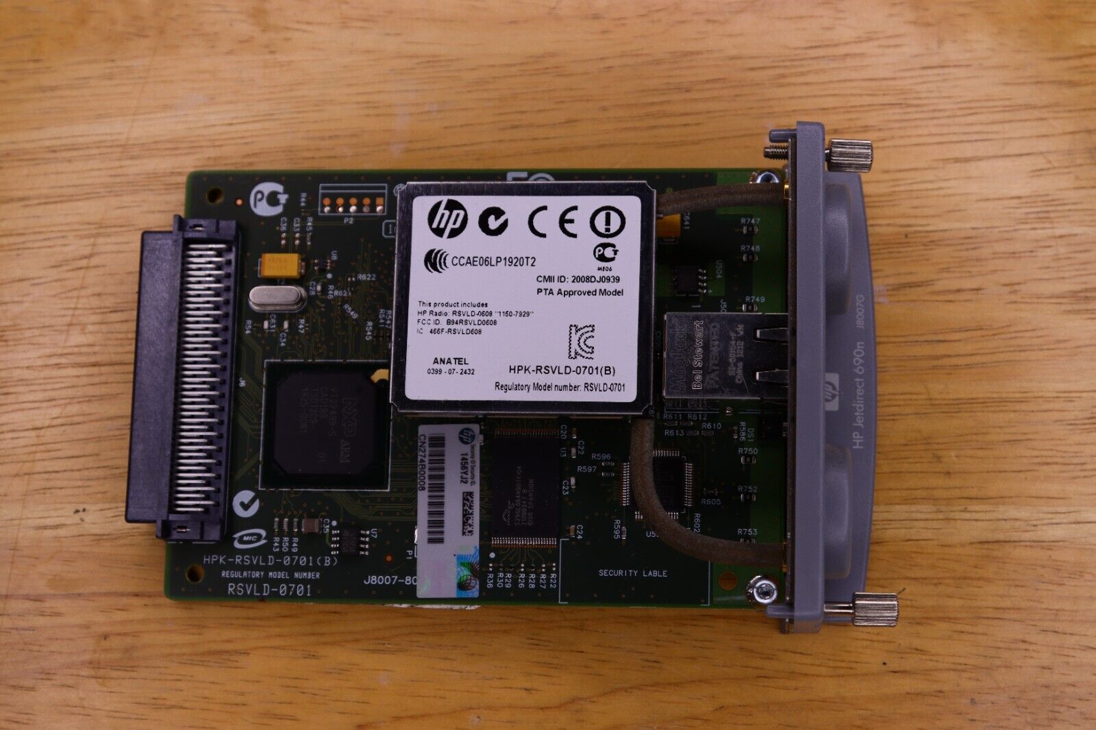 HP Jet Direct J8007G 690N Wireless Network Card J8007-60012 - Tested Good