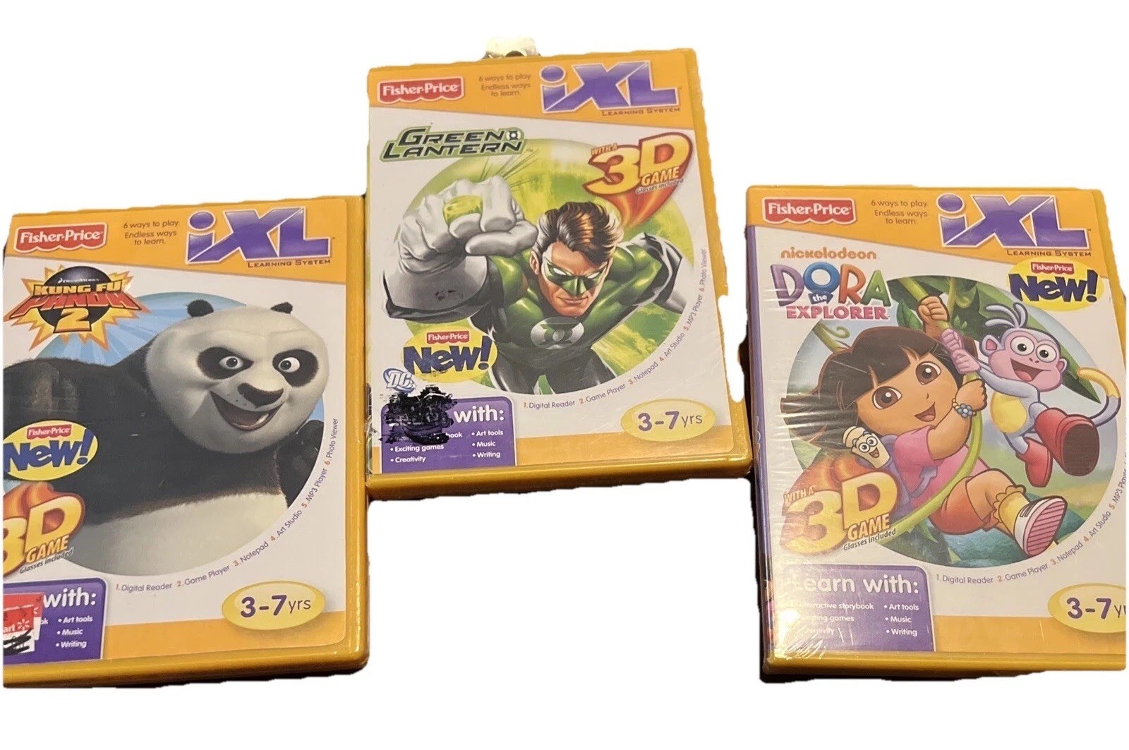 Fisher-Price iXL Learning System 3 Brand New Sealed Games