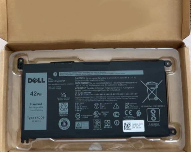 Genuine OEM 42Wh YRDD6 Battery For Dell Inspiron 3493 3582 3583 3584 7586 3793