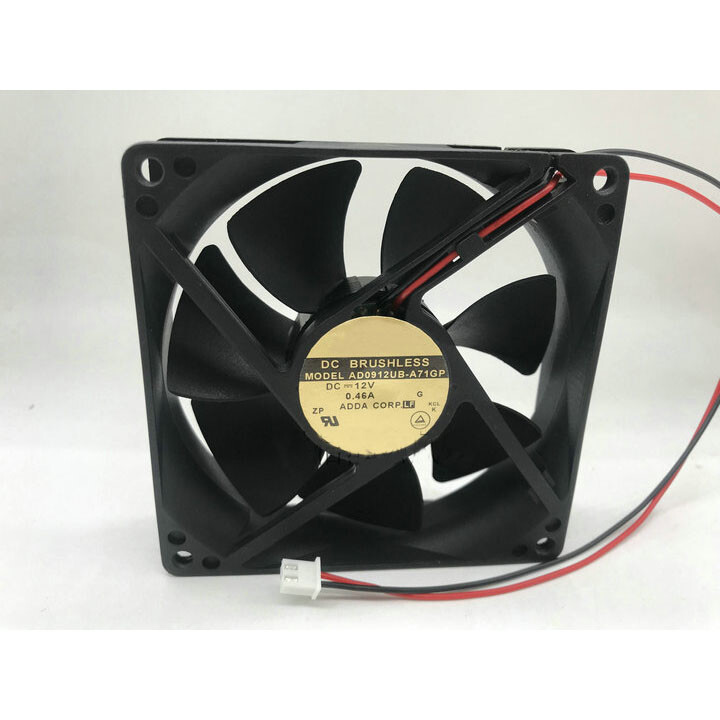 For ADDA AD0912UB-A71GP 12V 0.46A 92*92*25MM Cooling fan 2Pin