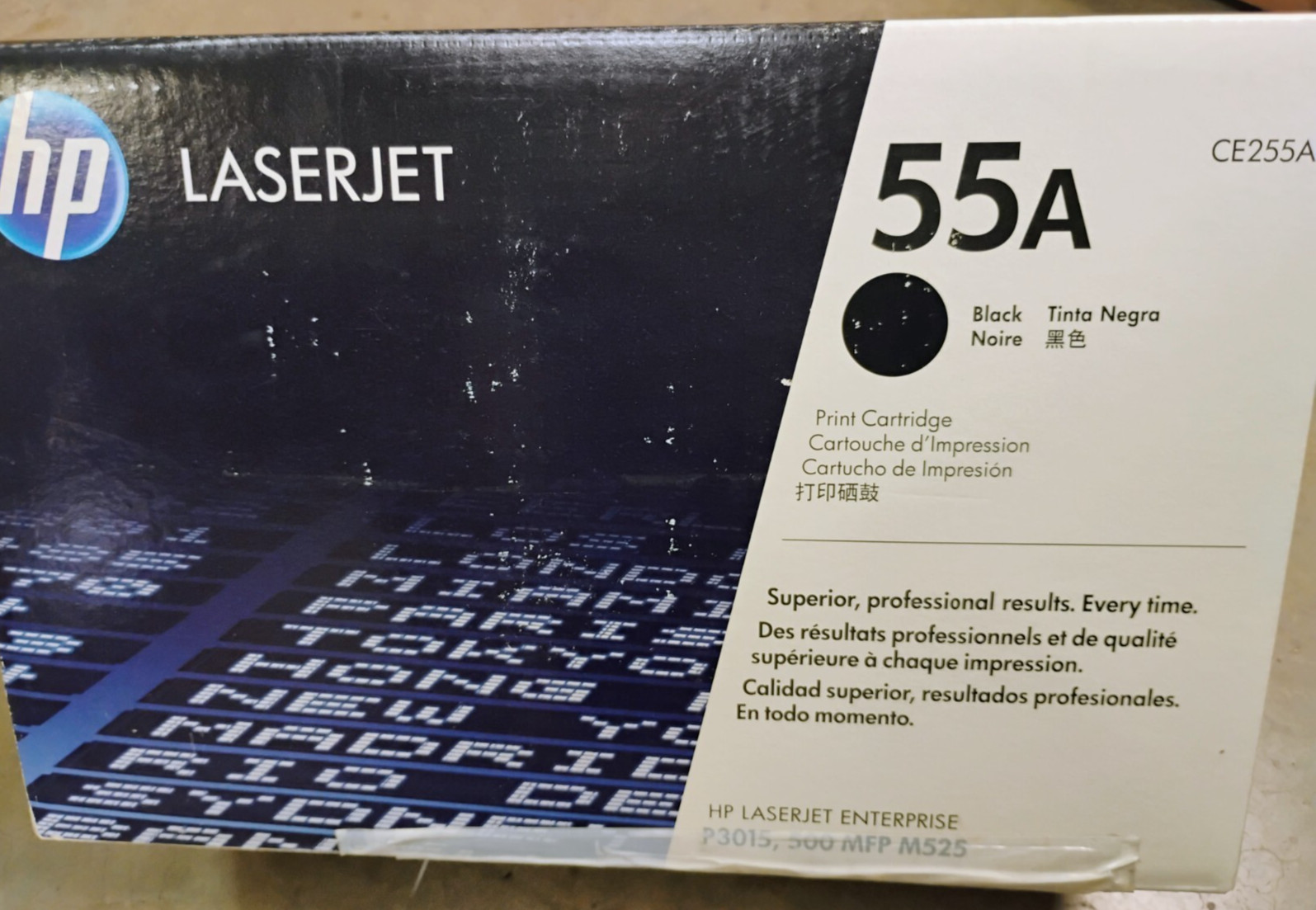 NEW Genuine HP 55A CE255A Black Toner Cartridge LaserJet 3015 OEM Factory SEALED