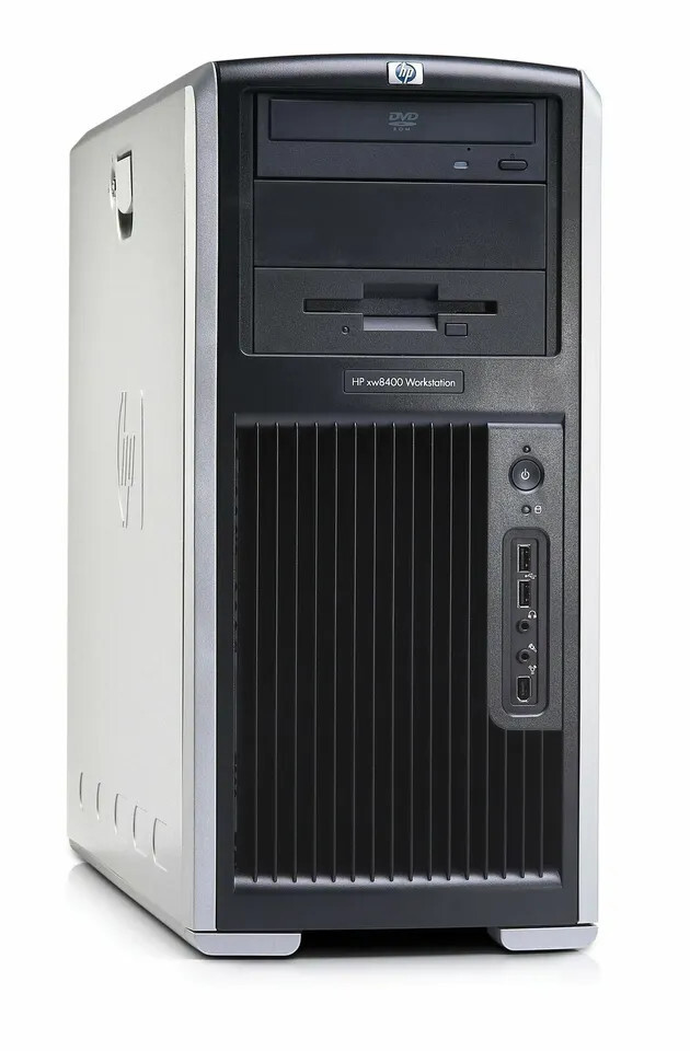 HP  XW8400 Workstation  CPU 2.66Mhz Quad 250GB HDD 4GB RAM