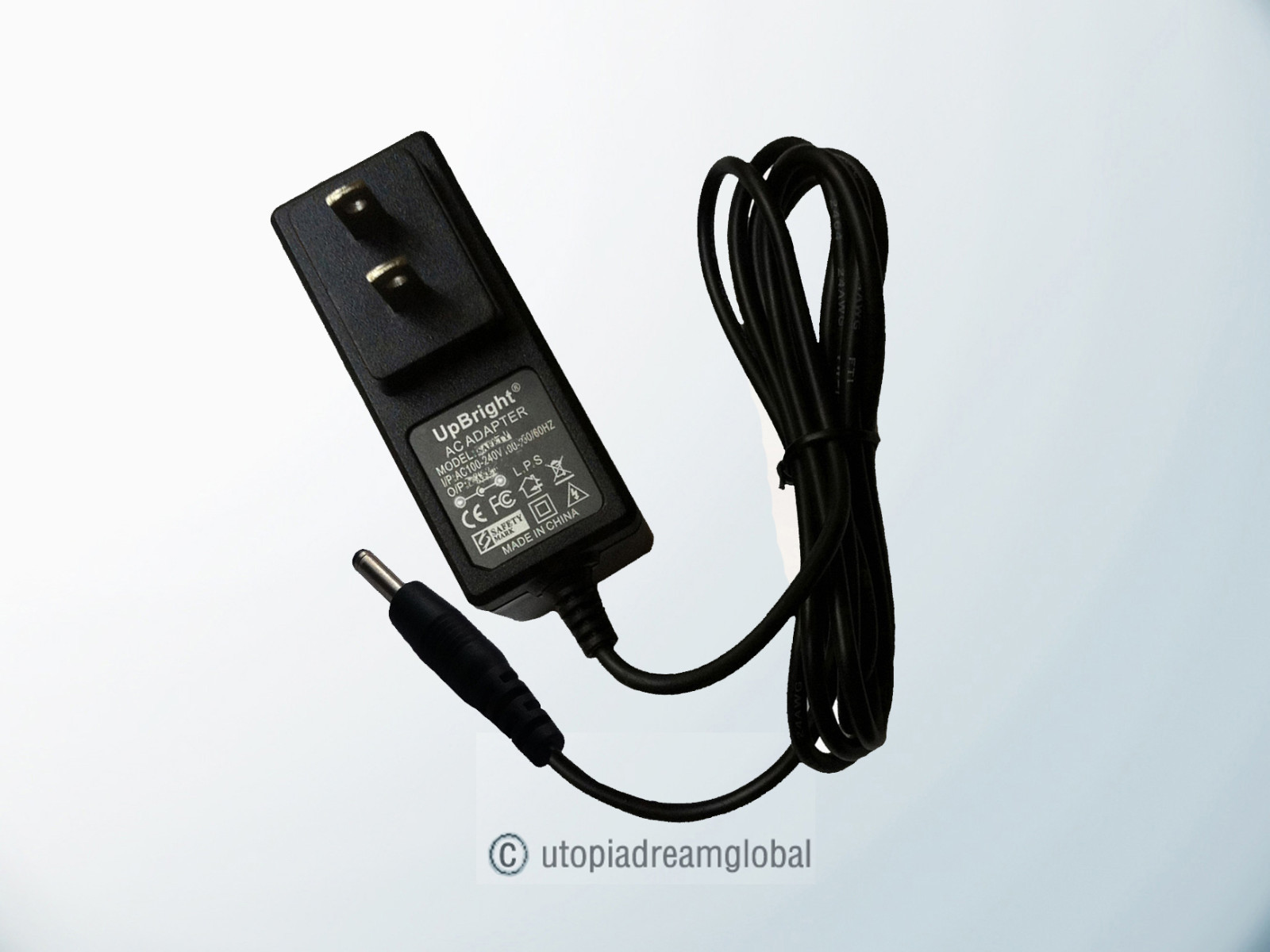 12V AC Adapter For SmartDisk FireLite FWFL60 FWFL80 FWFL120 FireWire Hard Drive