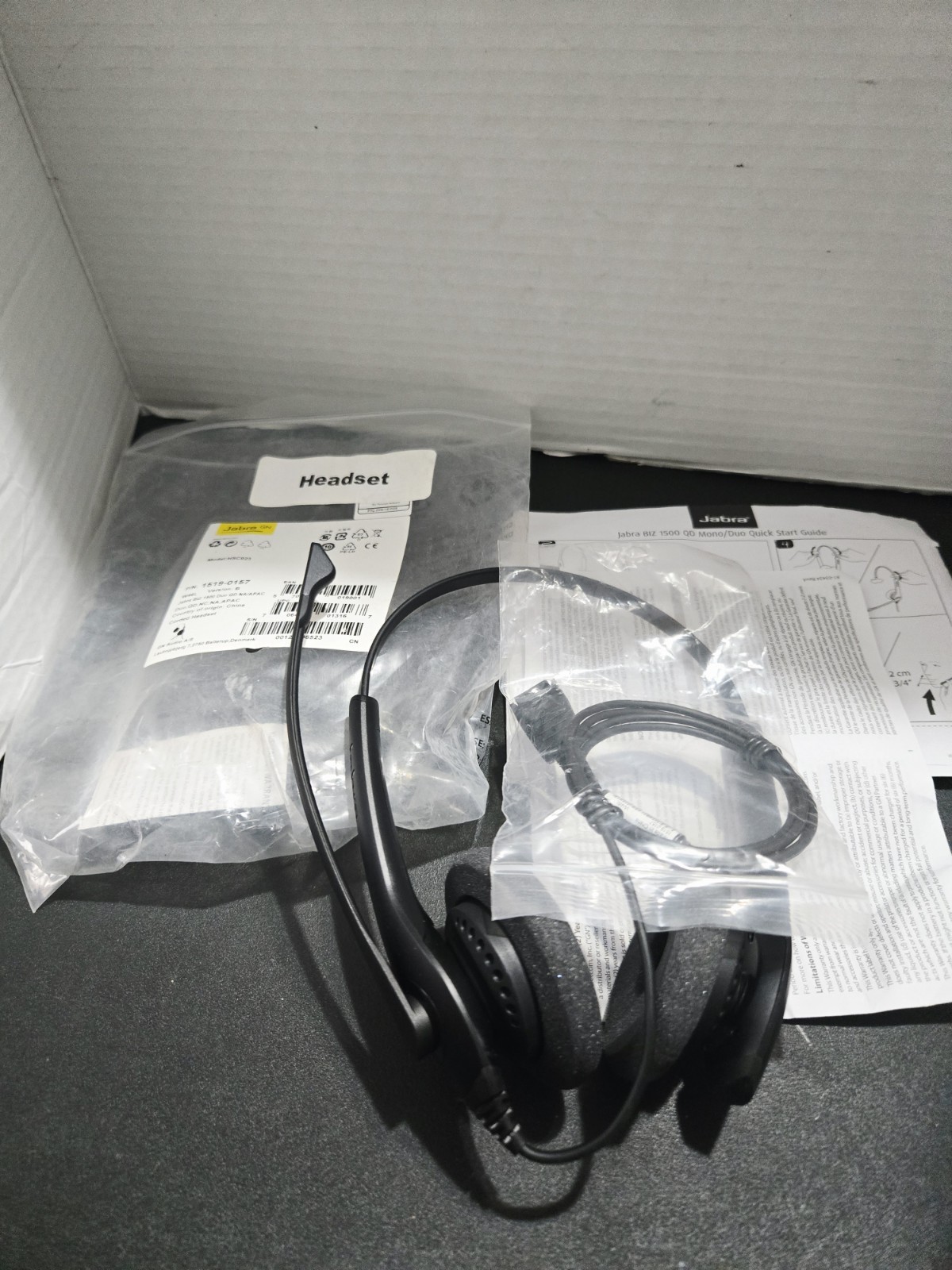 Jabra Biz 1500 Wired Headset