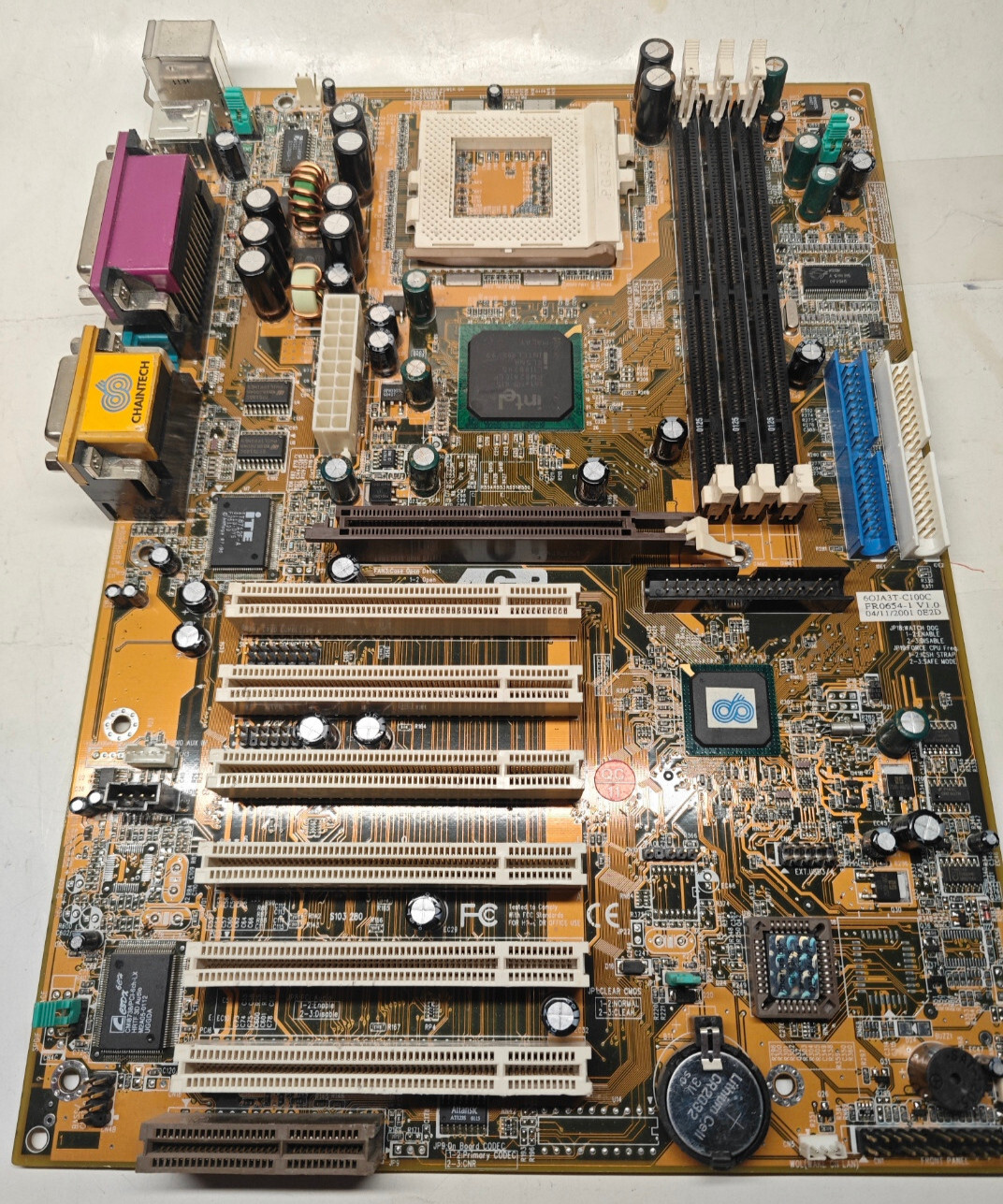 Socket 370 *Tualatin Overclocking* SET Chaintech CT-6OJA3T PCI ISA, CPU & 128 MB
