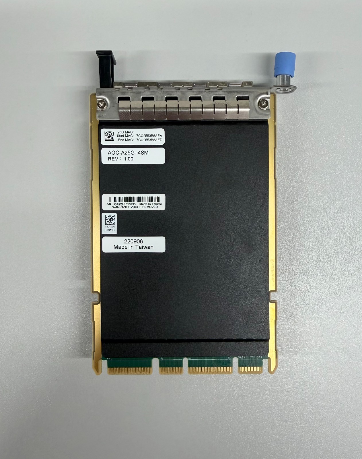 AOC-A25G-I4SM SUPERMICRO 25GB QUAD PORT NETWORK ADAPTER