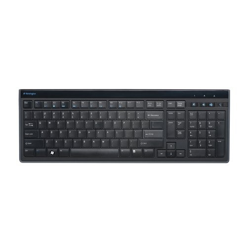 Kensington K72357us Keyboard - Wired - Black Usb - Slim, Low-profile Keys