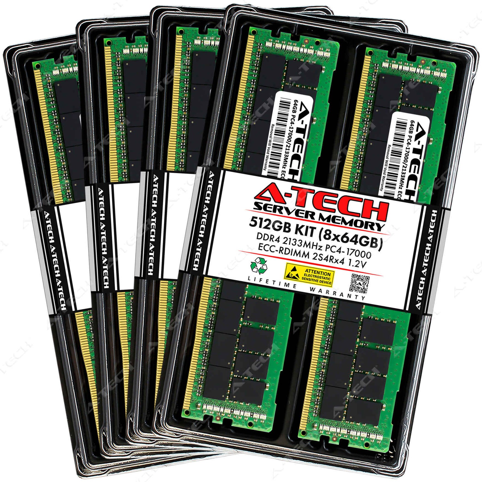 512GB 8x 64GB PC4-2133 RDIMM ASRock Rack ROMED8-2T Memory RAM
