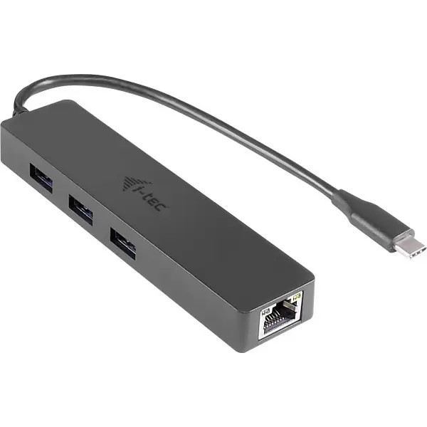i-tec C31GL3SLIM i-Tec USB-C Slim HUB 3-Port with Gigabit Ethernet Adapter Suitable