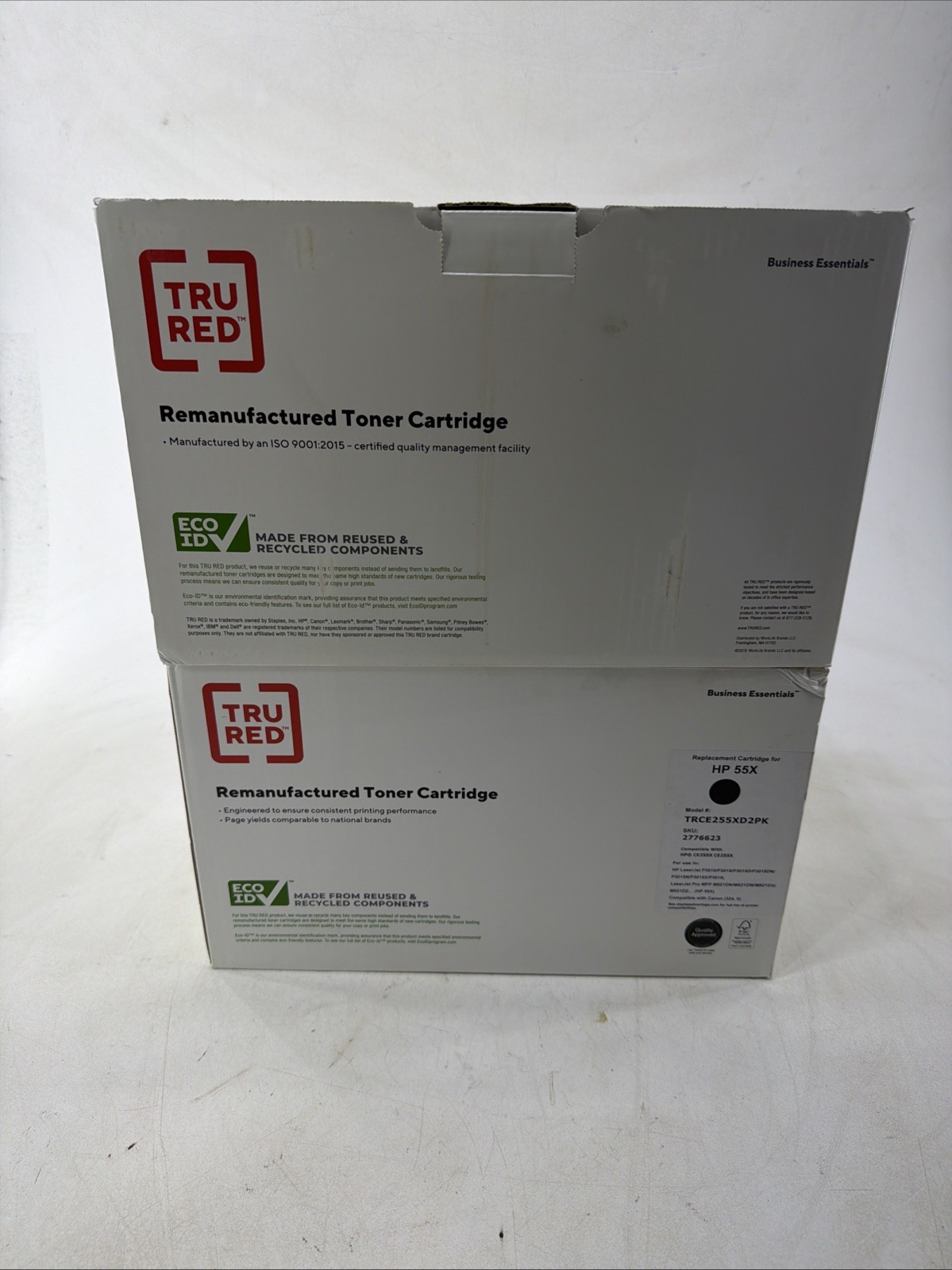 2PK 55X TRCE255XD2PK Toner Cartridge LaserJet P3010 P3015 P3015d P3015DN