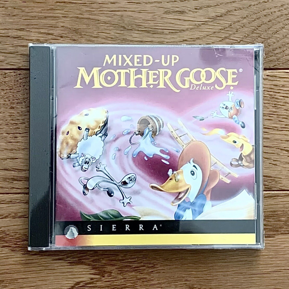 Mixed-Up Mother Goose Deluxe  By SIERRA    New in Original Sealed CD Case.
