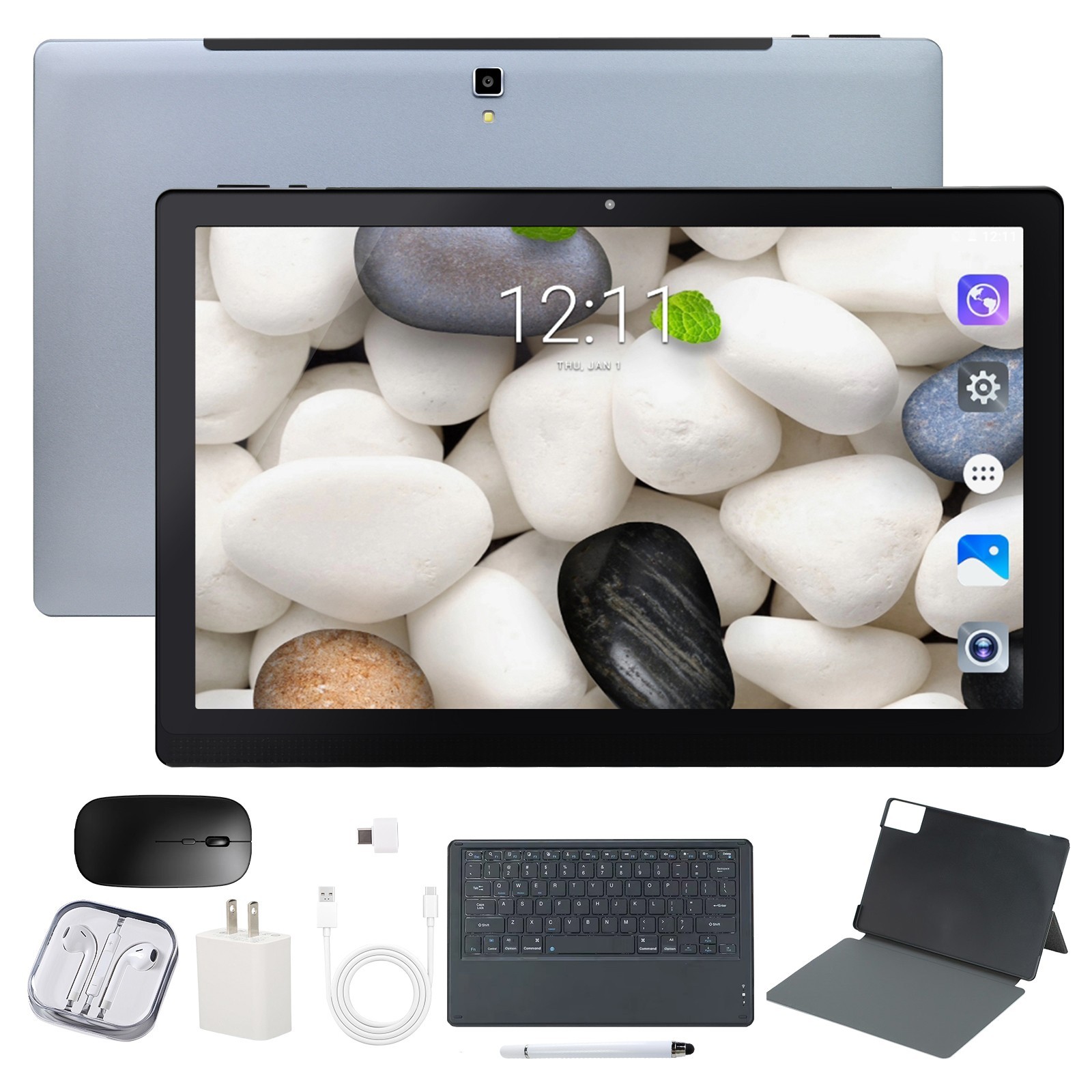 14in 4G Tablet Android 12 12GB RAM 512GB ROM 2000x1200 IPS Bundle Keyboard Case